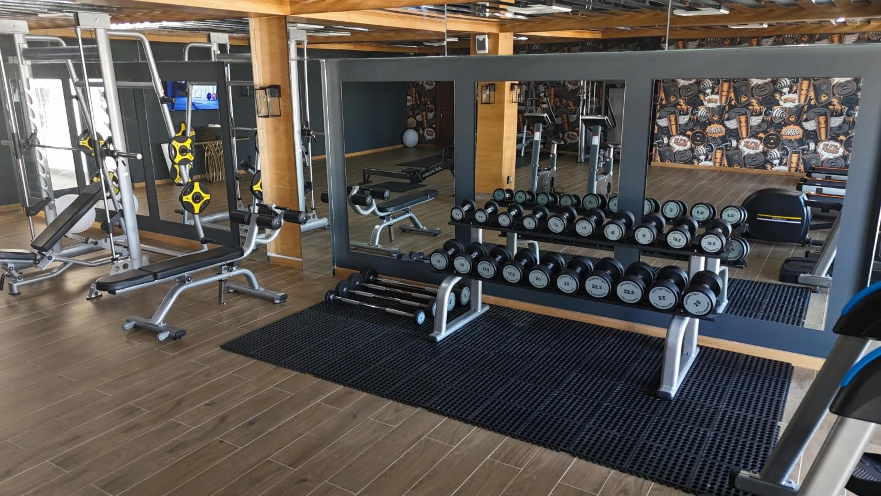 Fitness centre/facilities in Yogh Hospitality