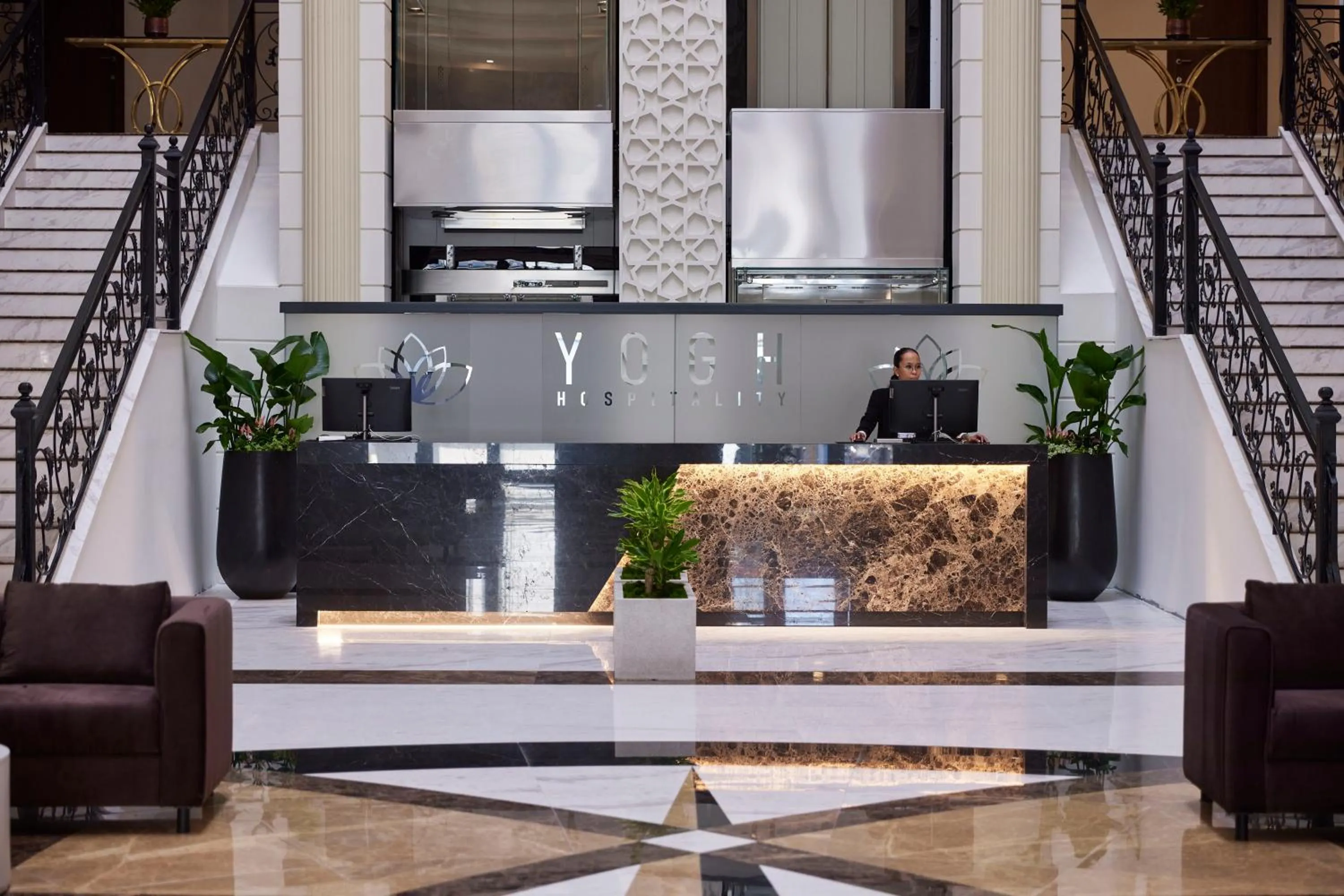 Lobby or reception in Yogh Hospitality