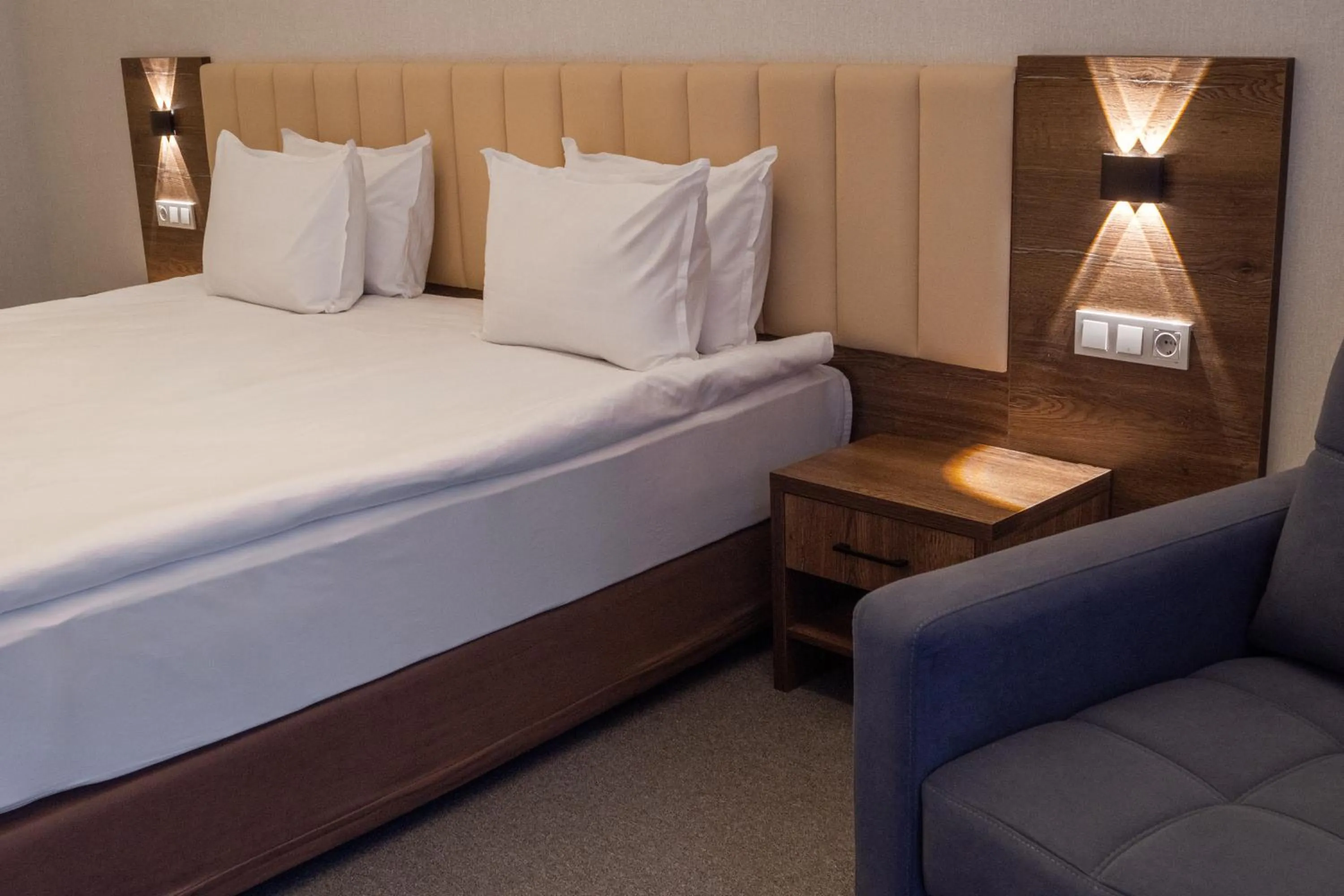 Bed in Grand Plaza Hotel Samarkand