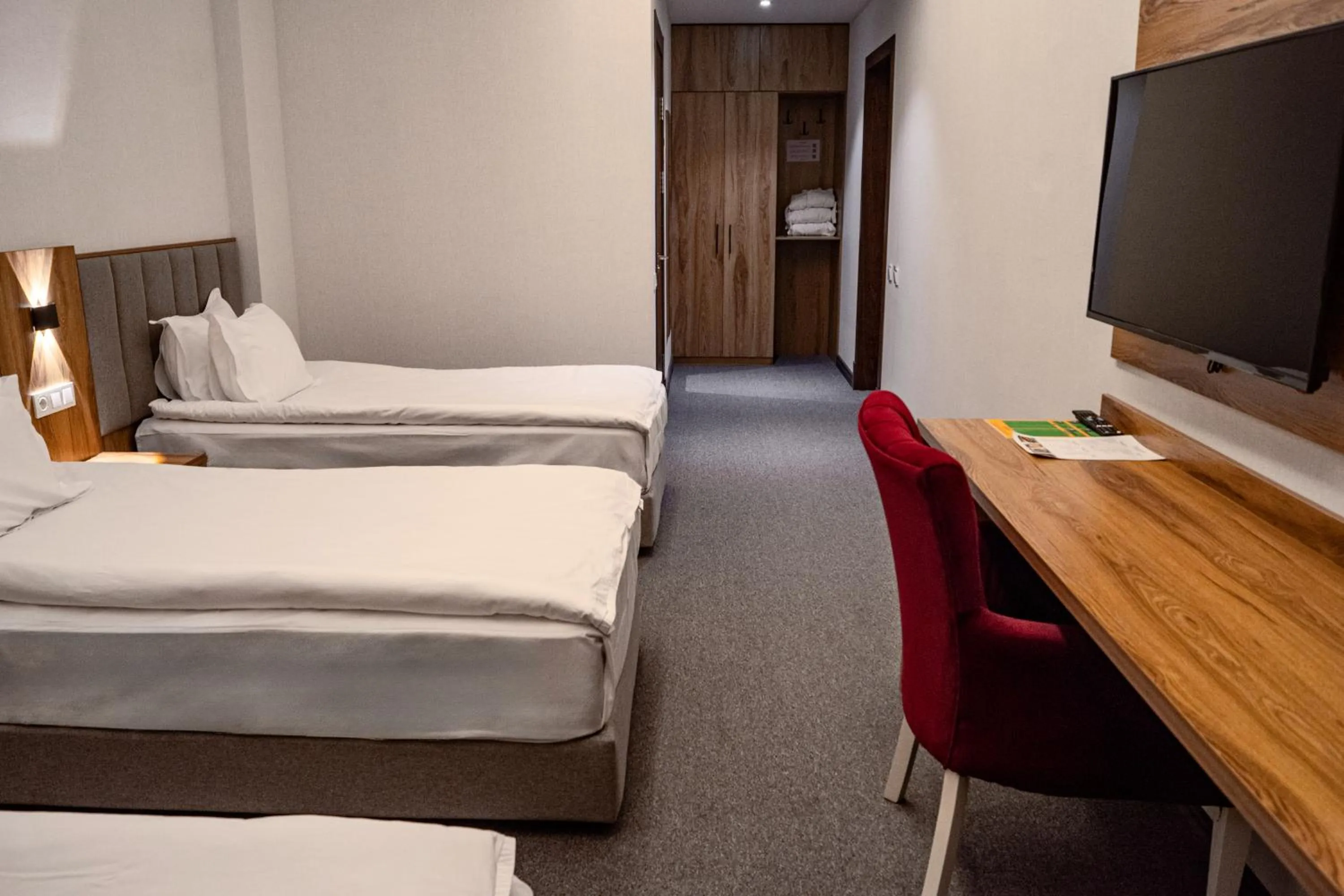 Bed in Grand Plaza Hotel Samarkand