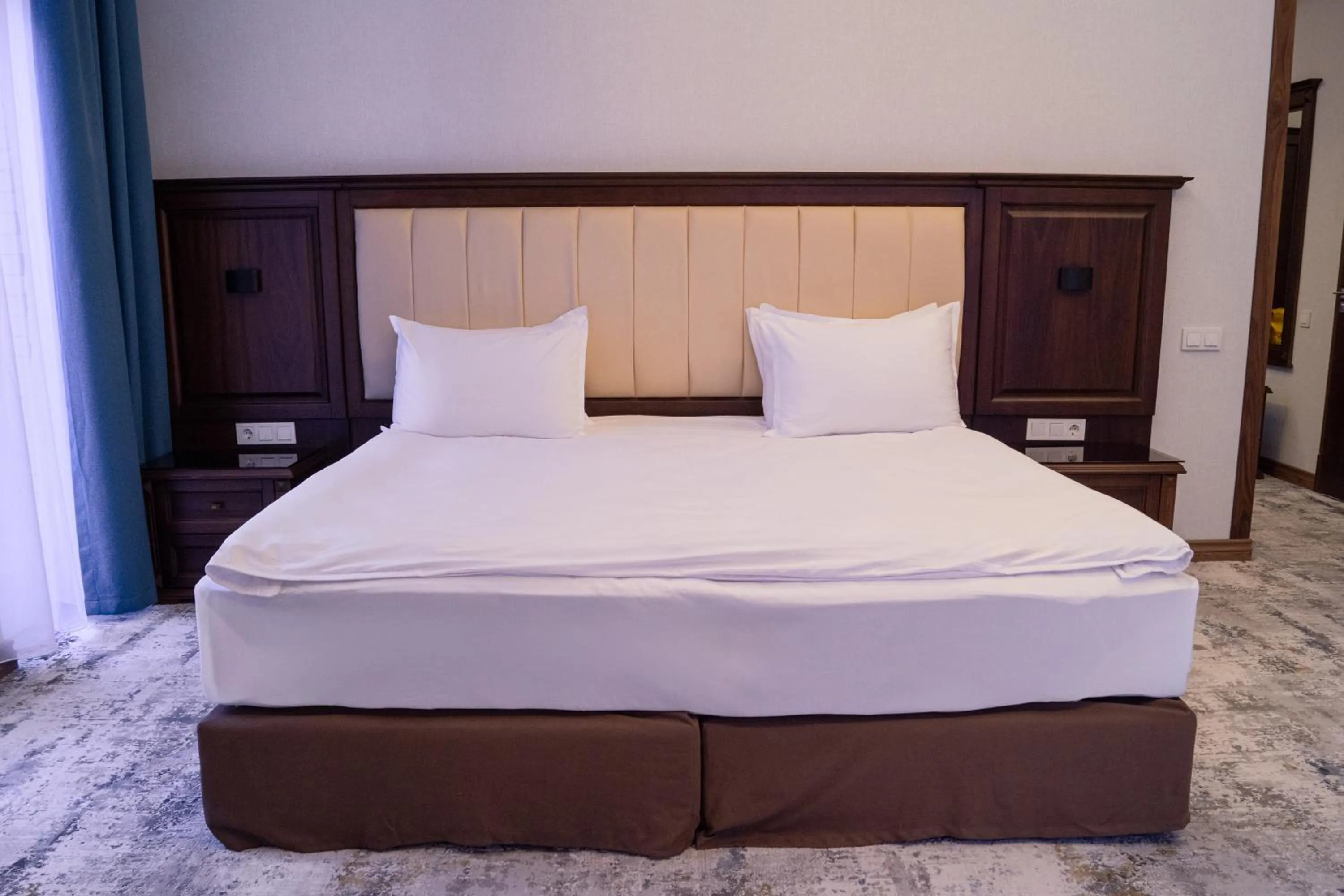 Bed in Grand Plaza Hotel Samarkand