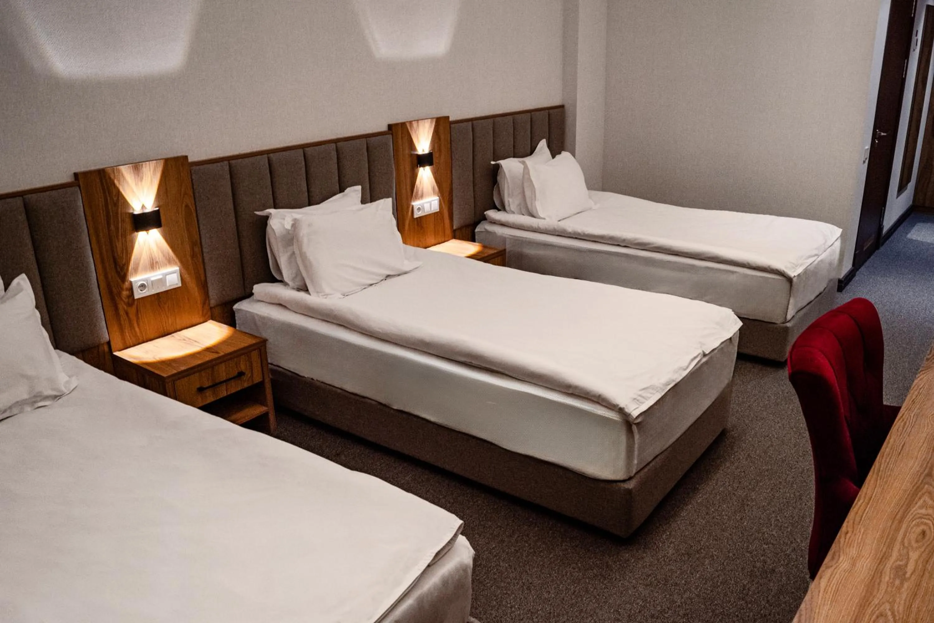 Bed in Grand Plaza Hotel Samarkand