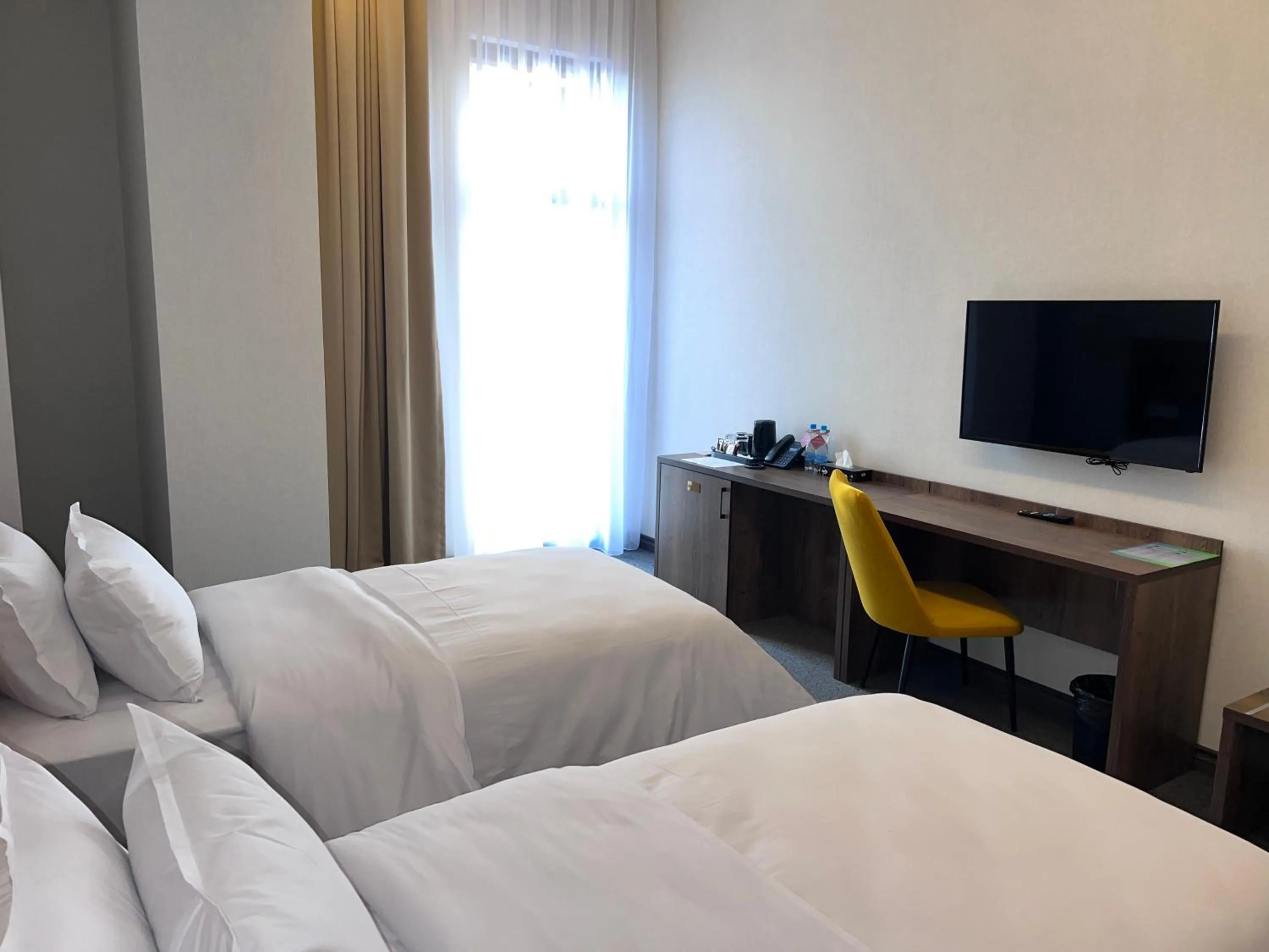 Bed in Grand Plaza Hotel Samarkand