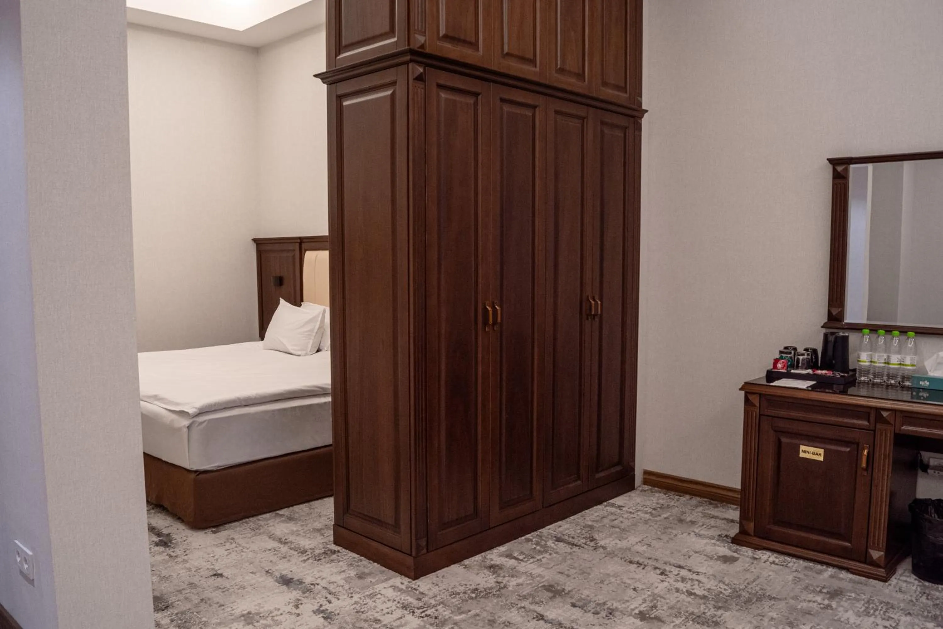 Bed in Grand Plaza Hotel Samarkand