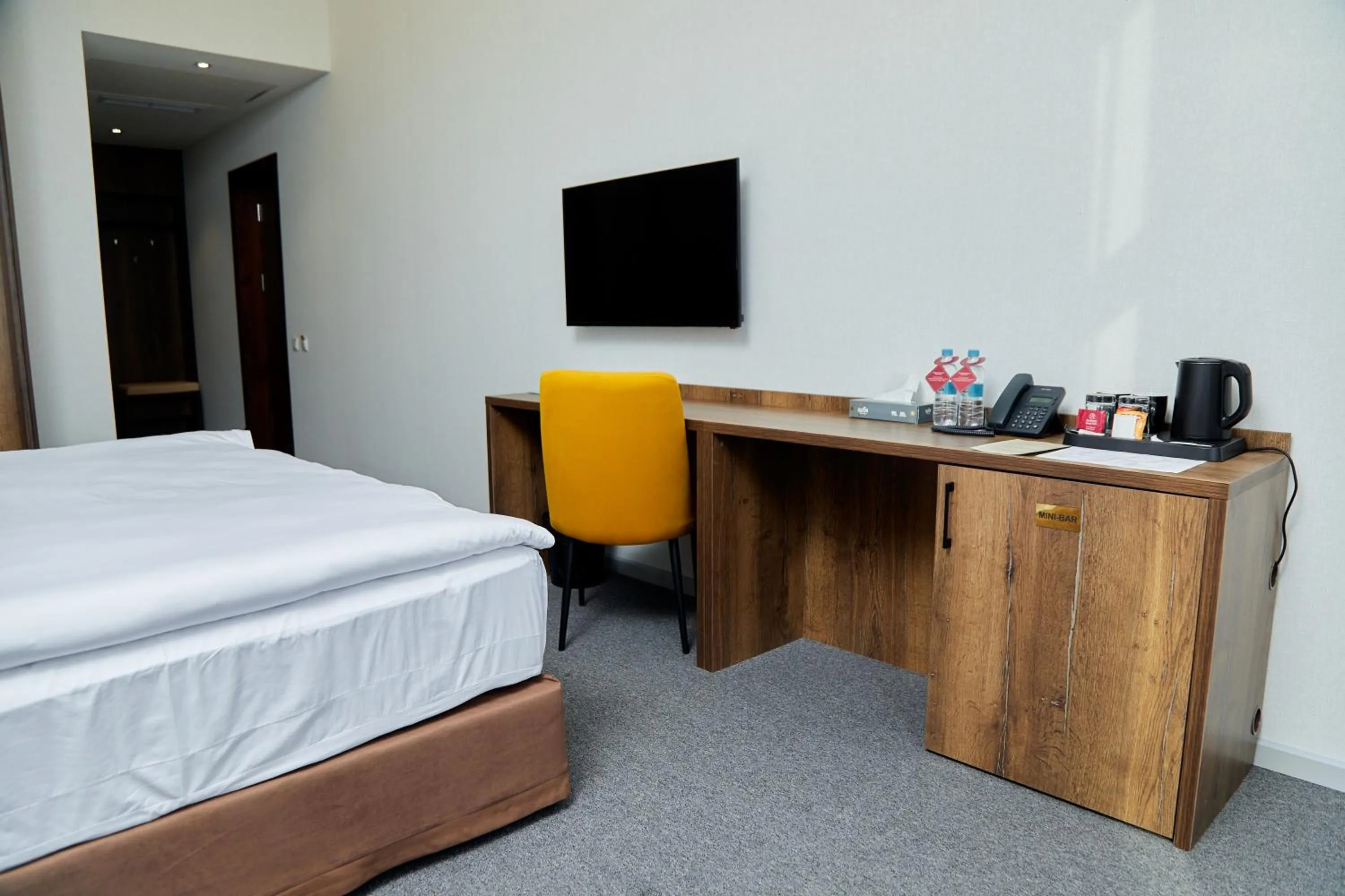 Bed in Grand Plaza Hotel Samarkand