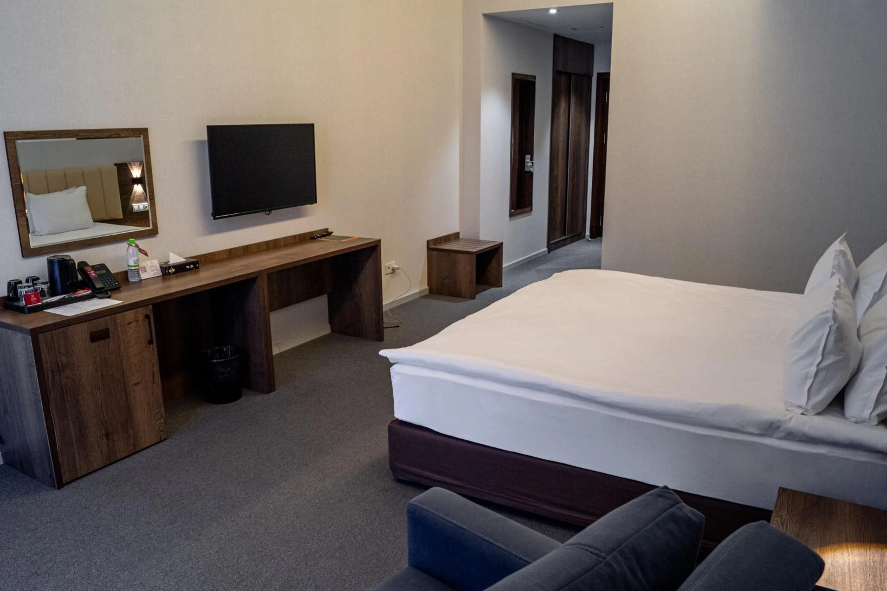 Bed in Grand Plaza Hotel Samarkand