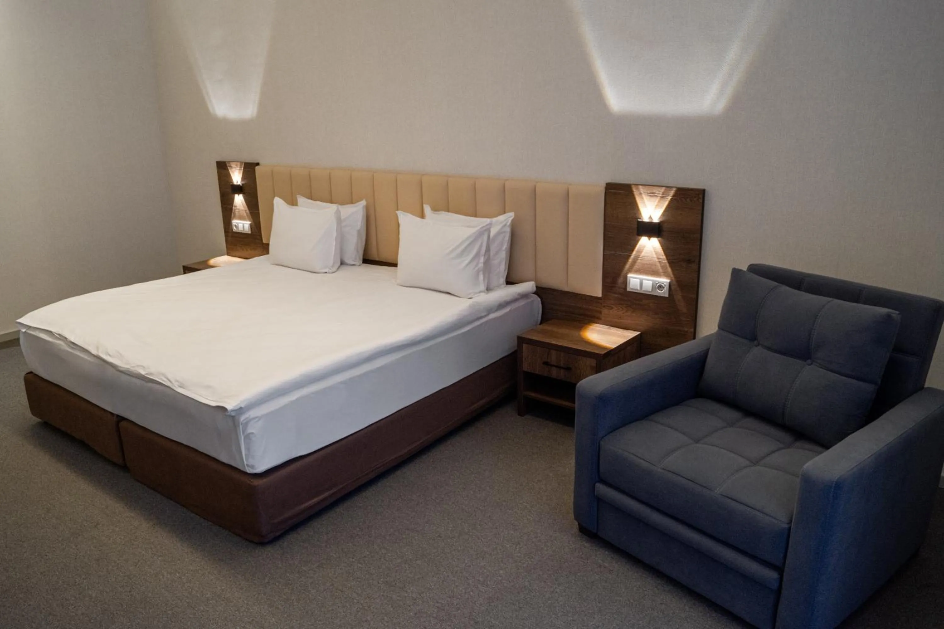 Bed in Grand Plaza Hotel Samarkand