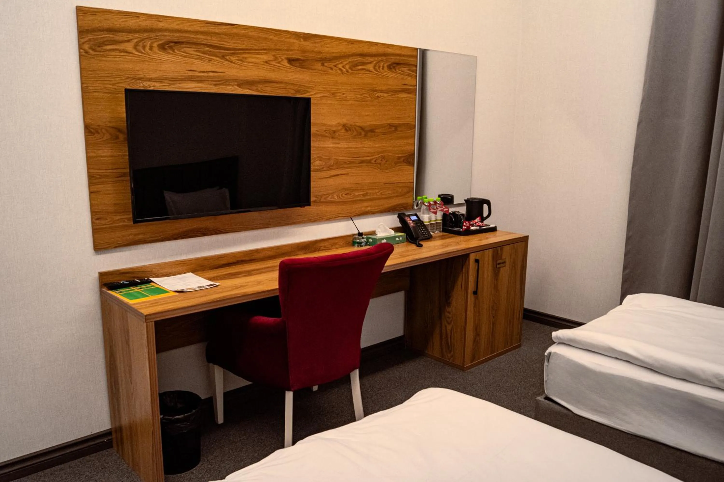 Bed in Grand Plaza Hotel Samarkand