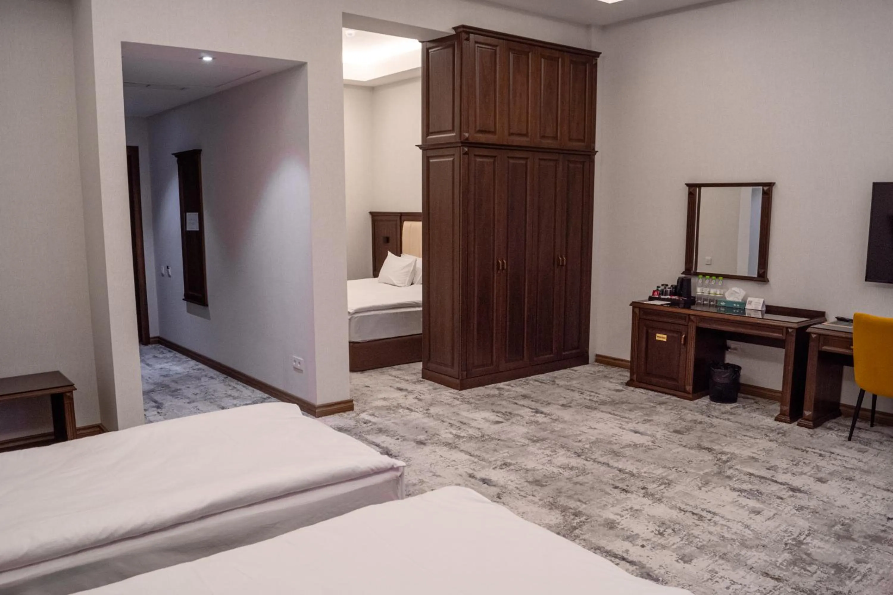 Bed in Grand Plaza Hotel Samarkand