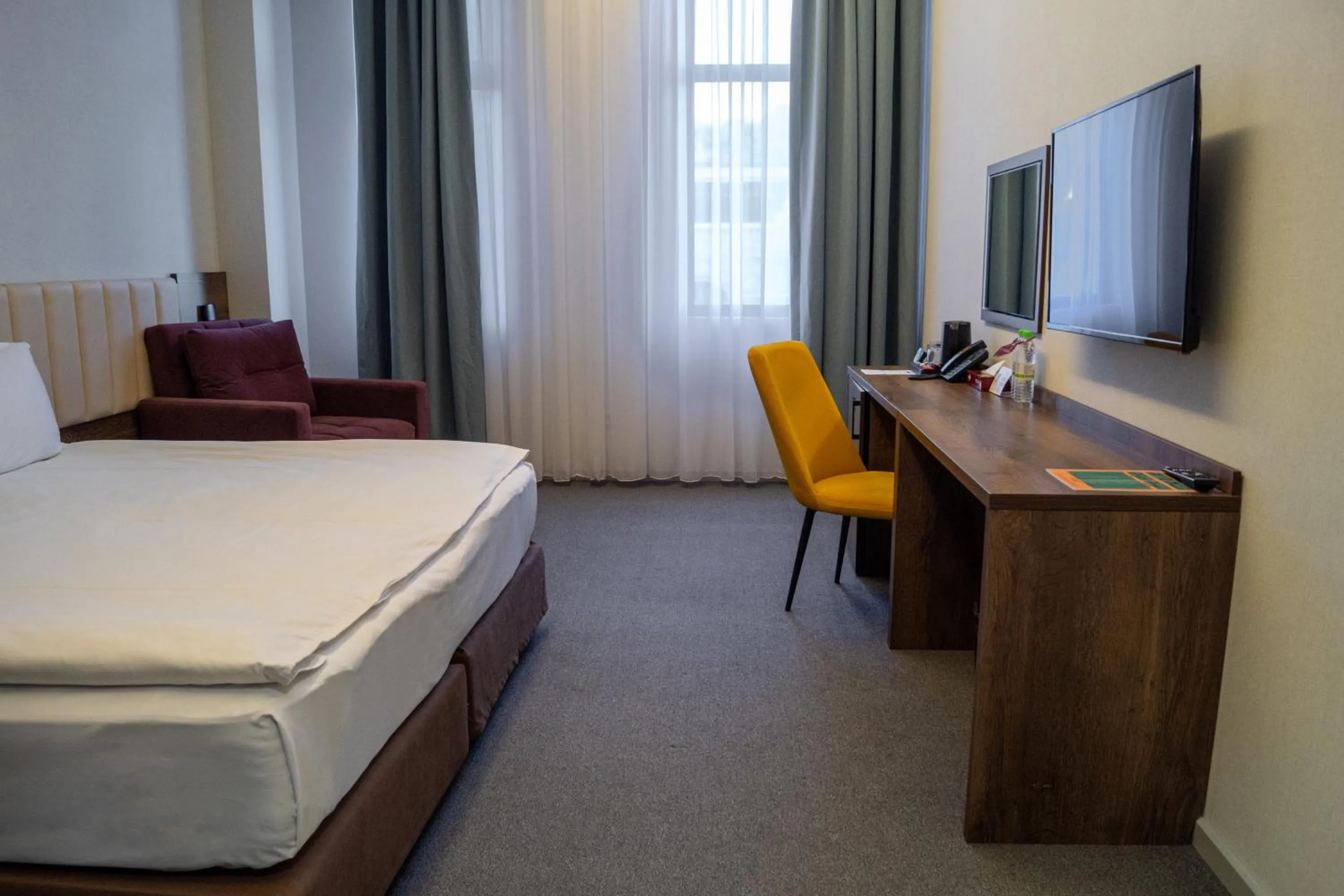 Bed in Grand Plaza Hotel Samarkand