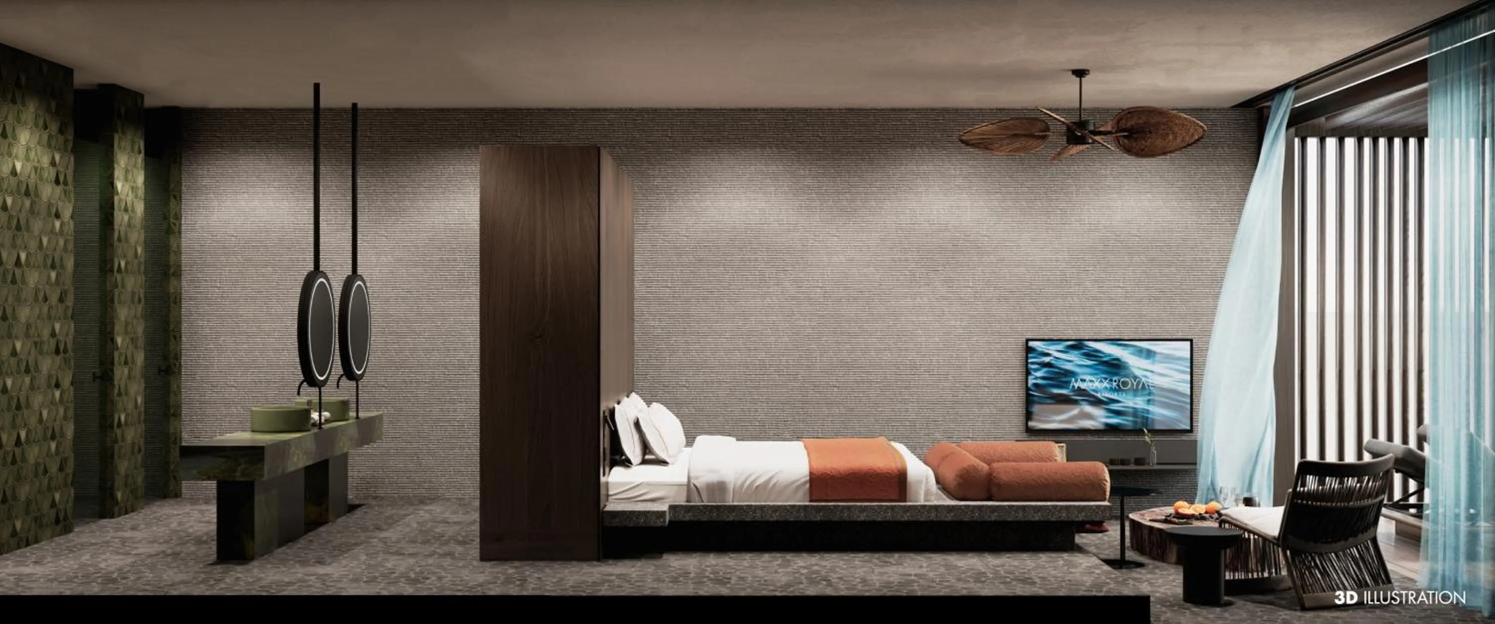 Bedroom in Maxx Royal Bodrum