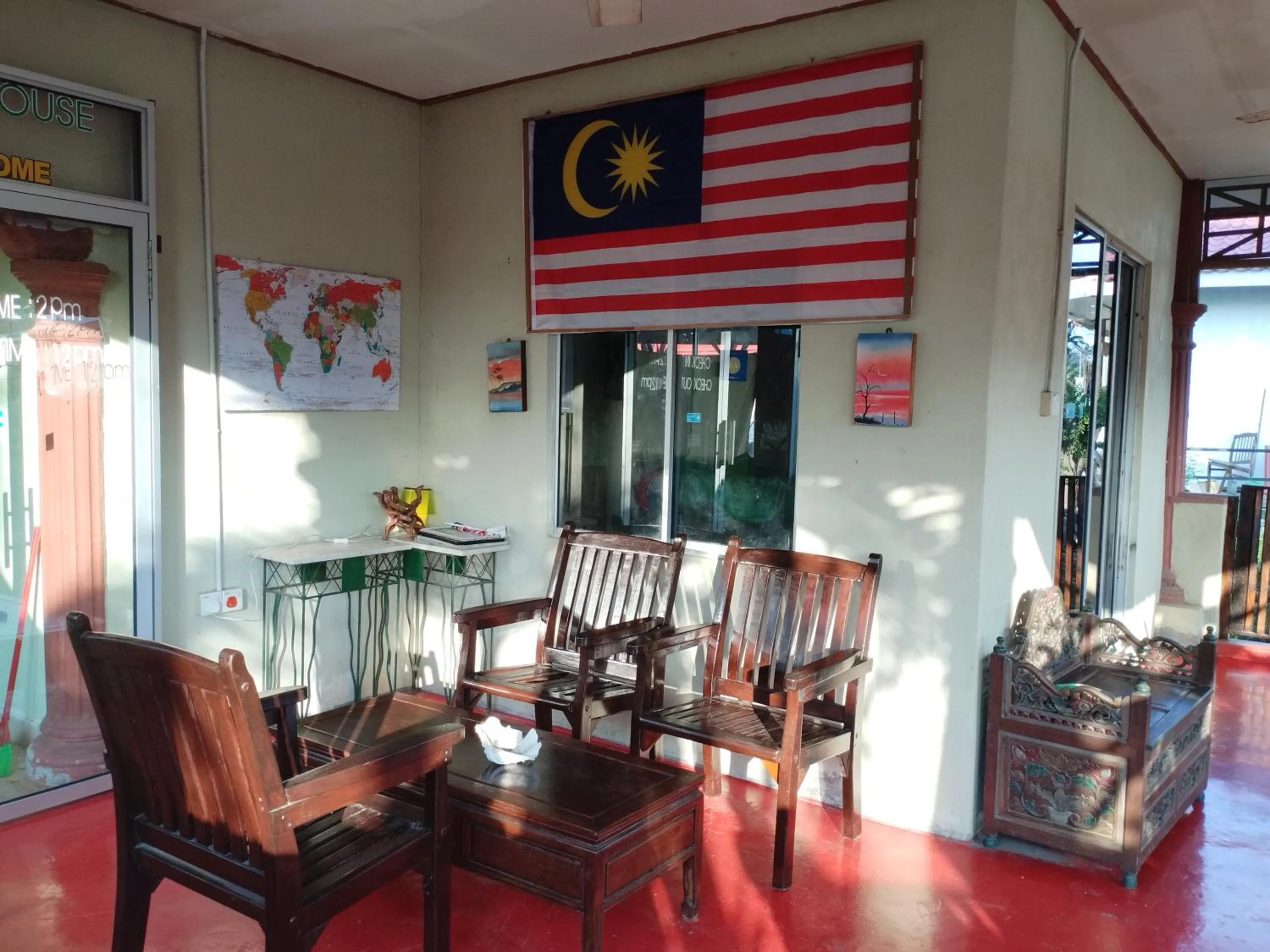 Living room in Bohok Guesthouse