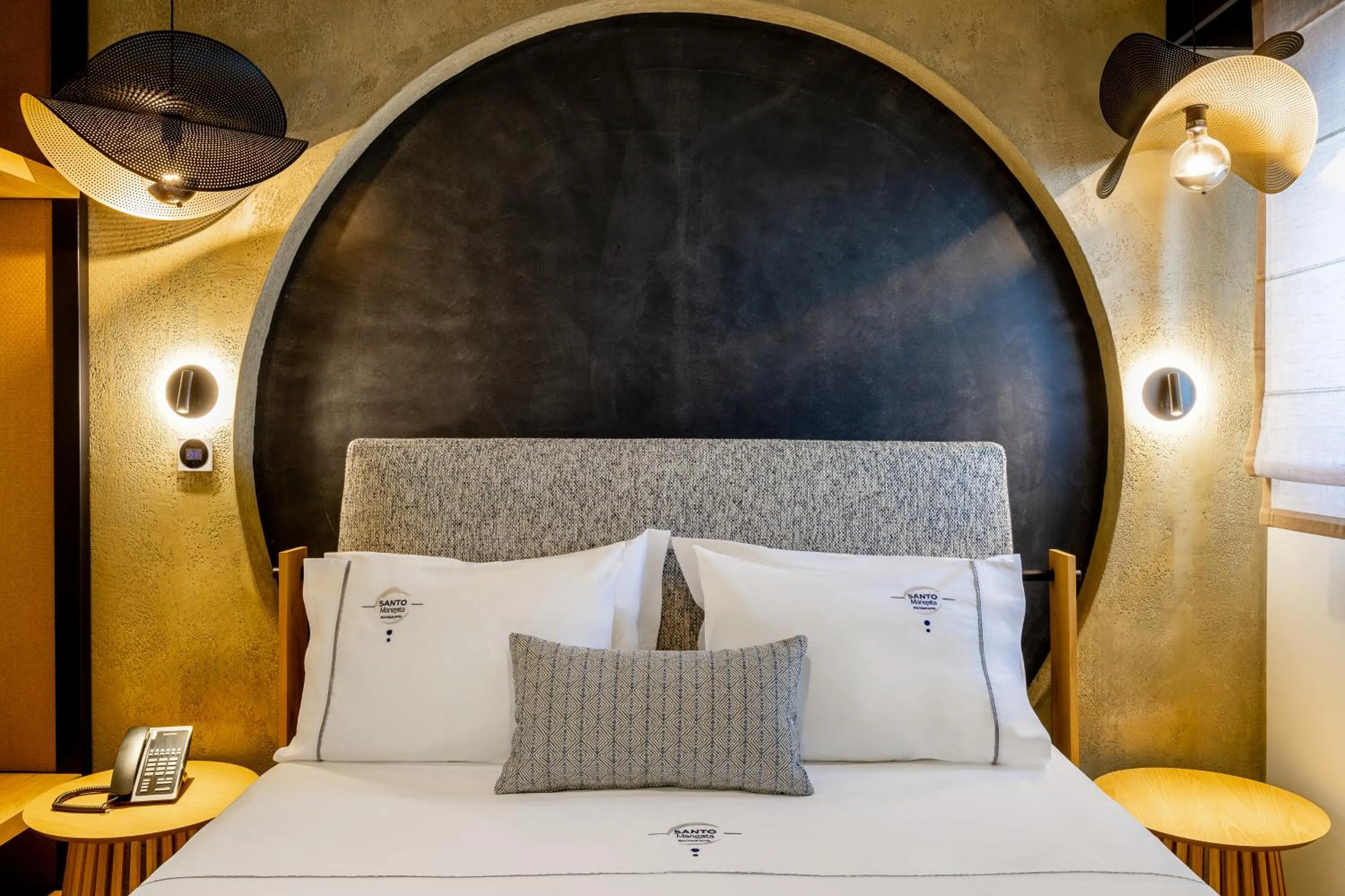 Bed in Santo Mangata Boutique Hotel and Spa