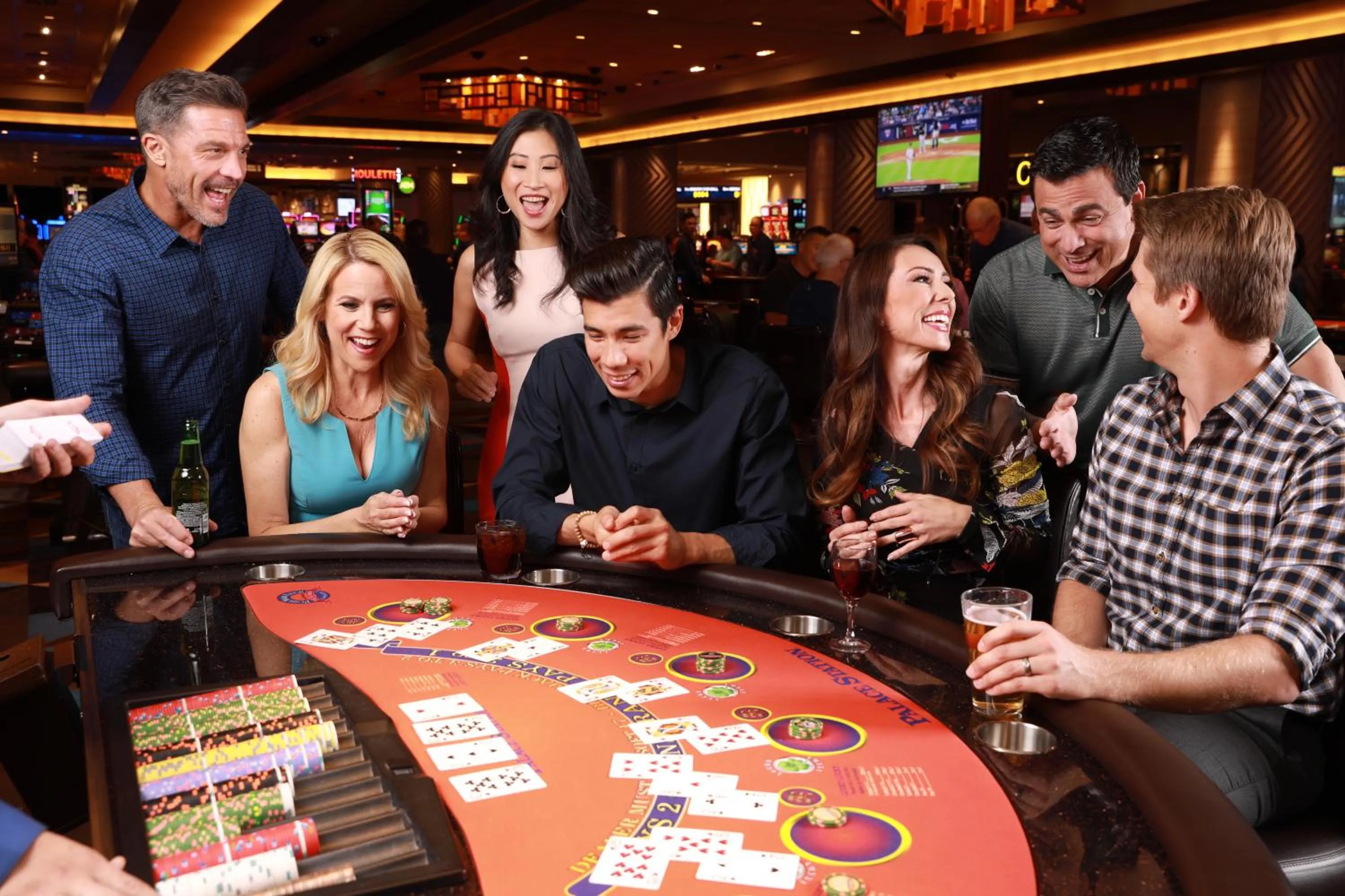 People in Palace Station Hotel & Casino