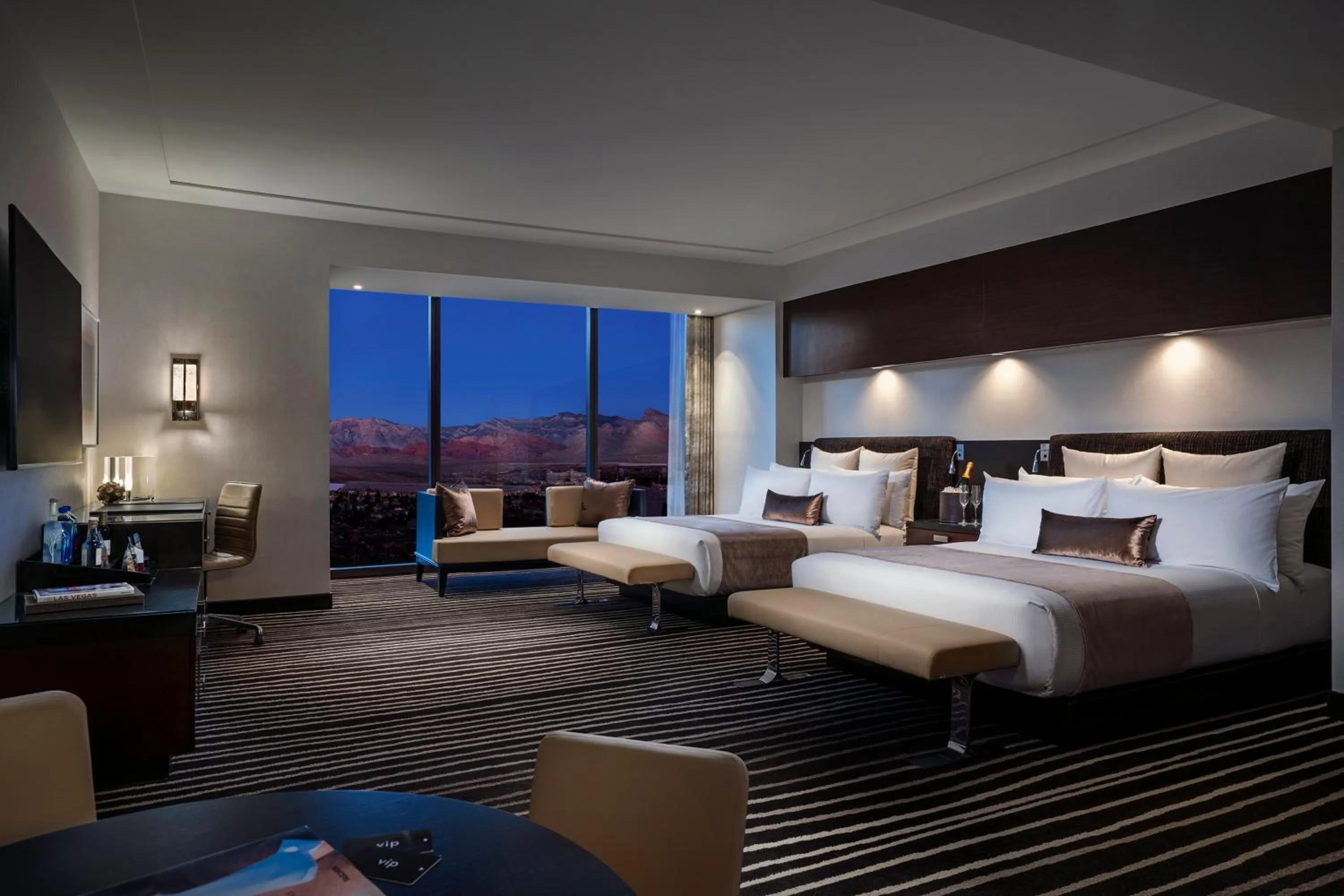 View (from property/room), Bed in Red Rock Casino Resort & Spa
