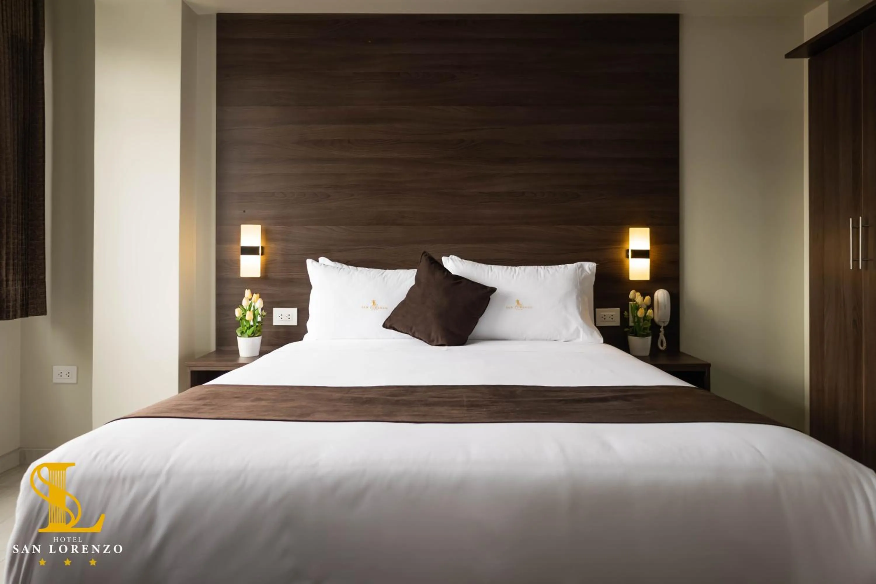 Bed in Hotel San Lorenzo