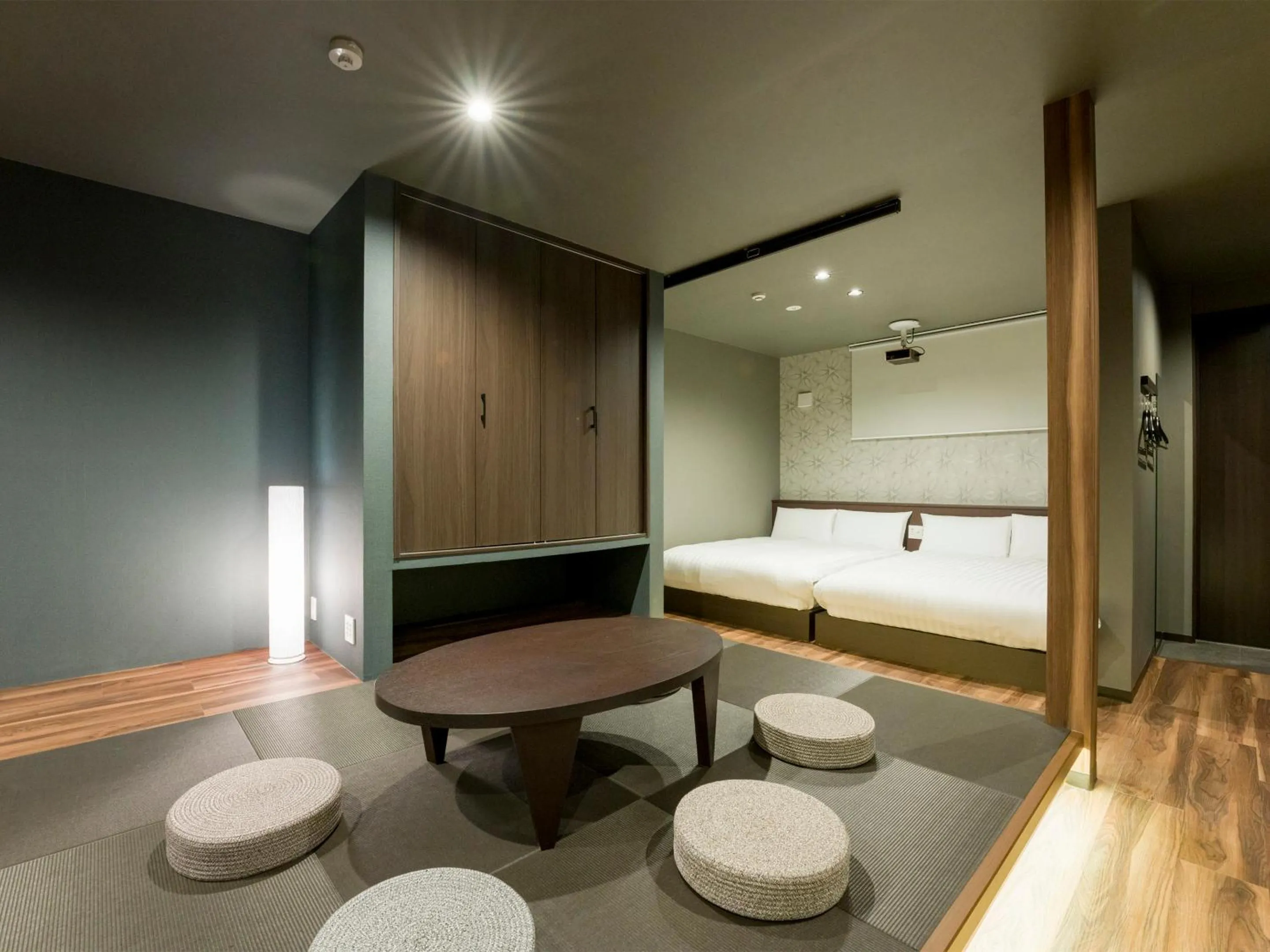 Dining area, Bed in Rakuten STAY Nikko Hoden