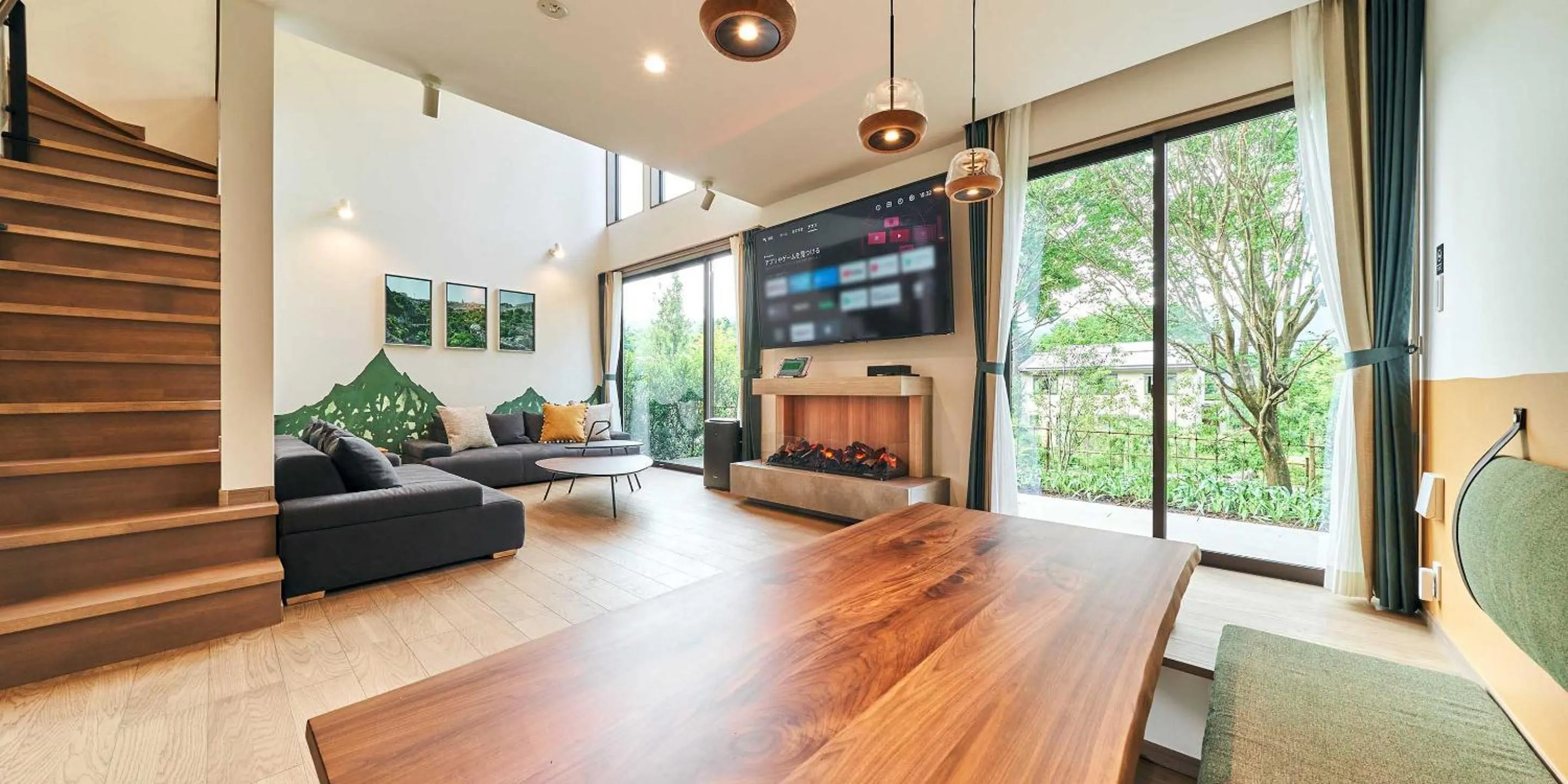 Living room in Rakuten STAY VILLA Hakone Sengokuhara