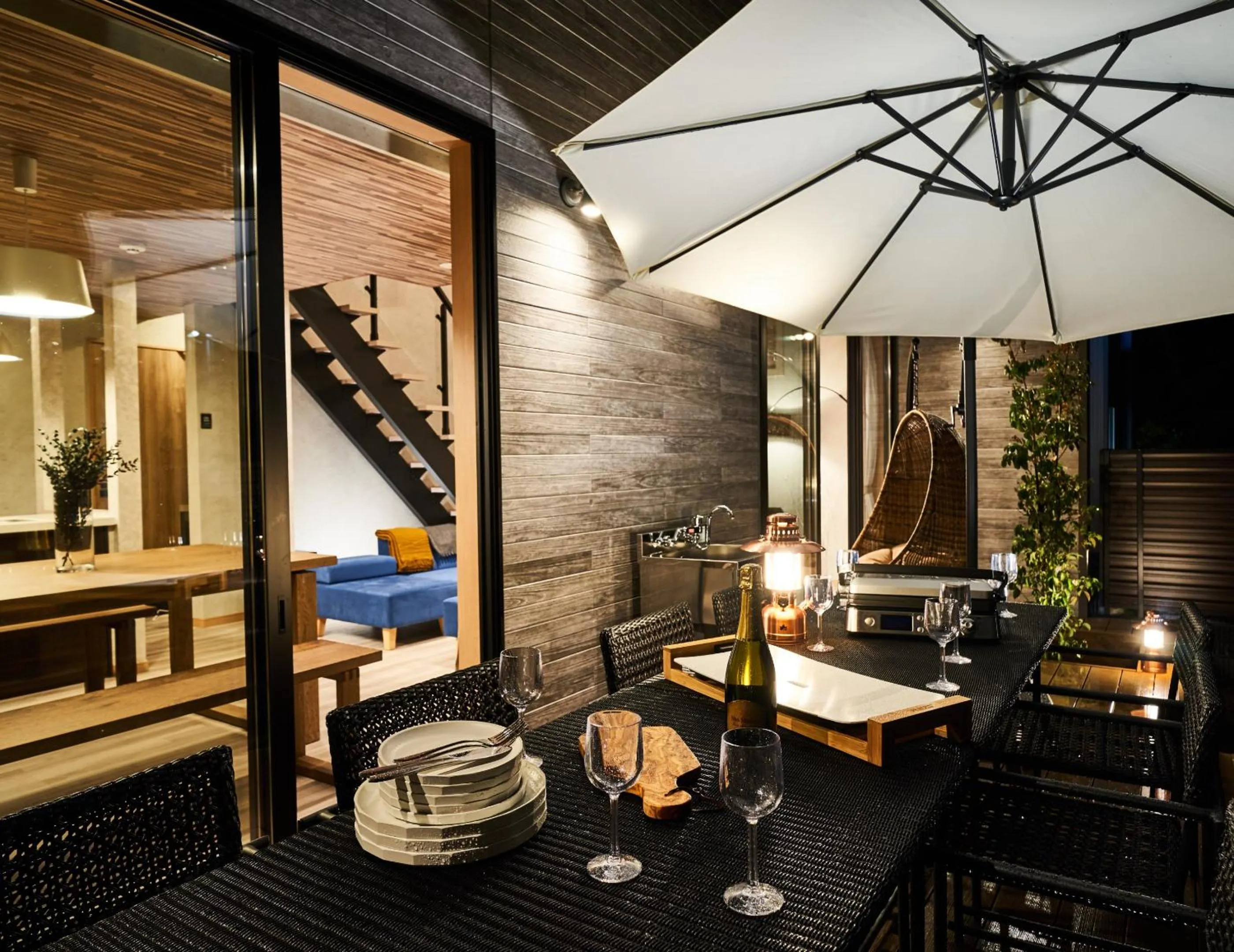 Balcony/Terrace in Rakuten STAY VILLA Yamanakako