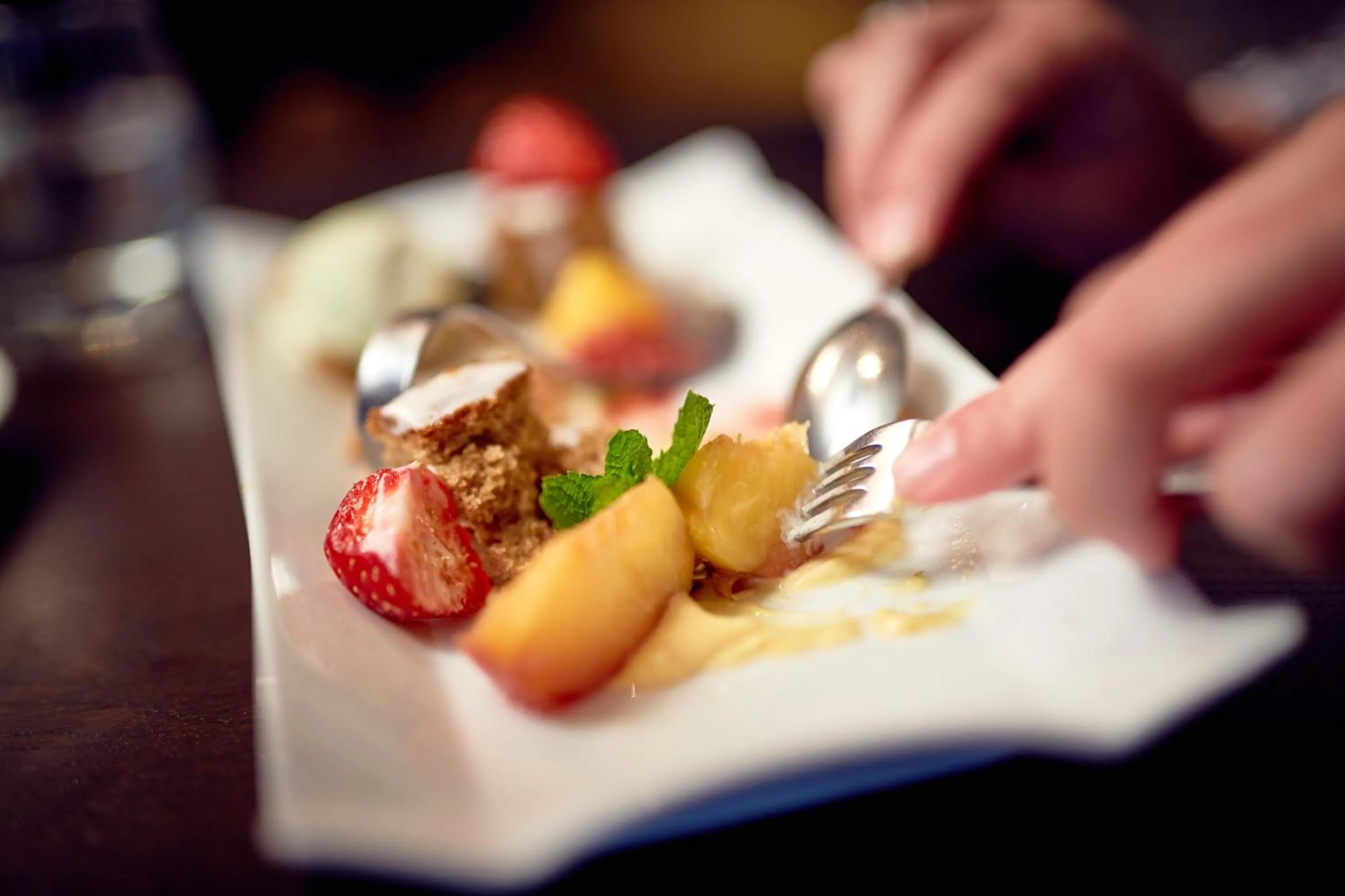 Food close-up in Hotel De Lindeboom