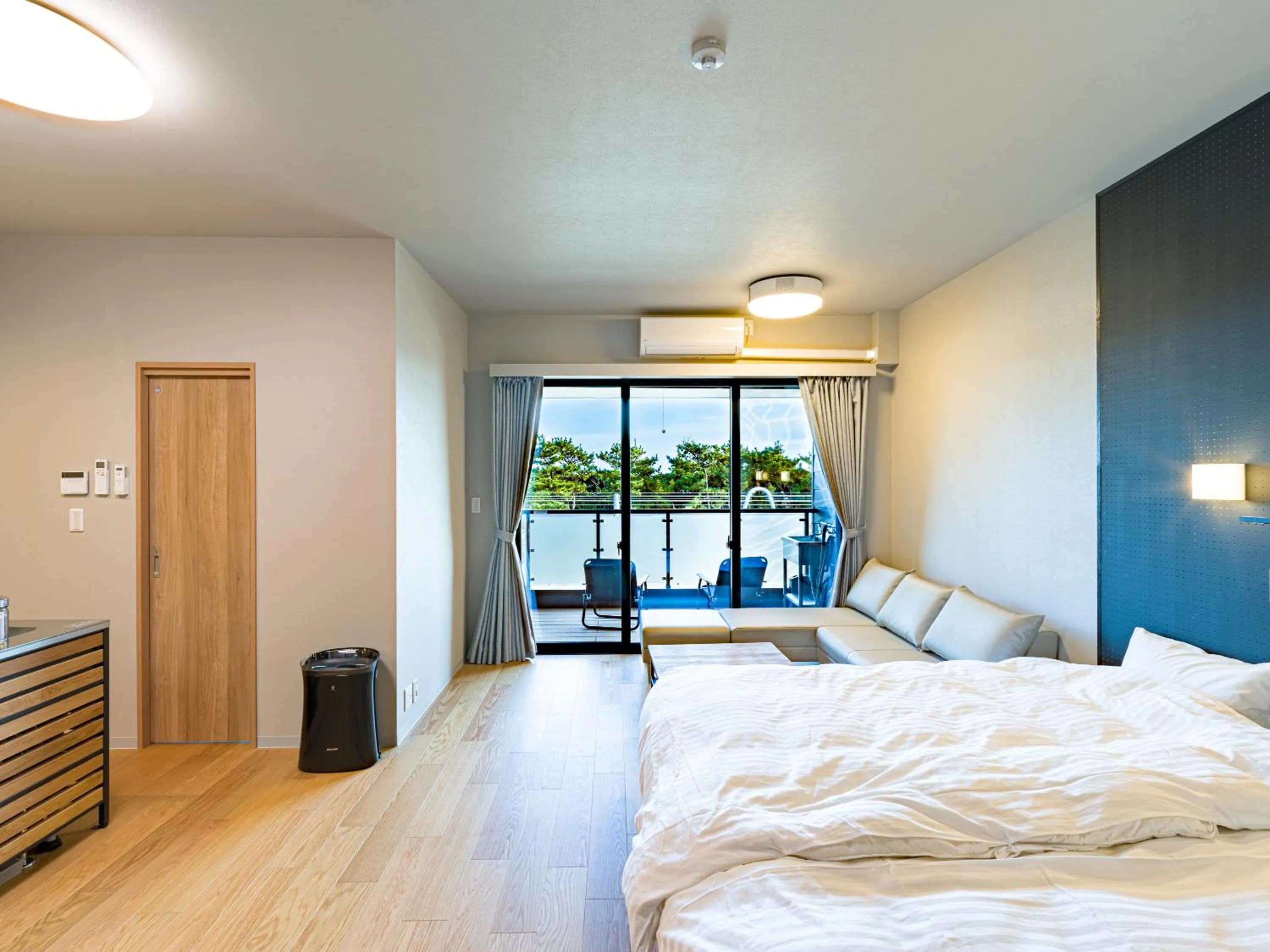 Bed in Rakuten STAY MOTEL Kujukurihama Katakai