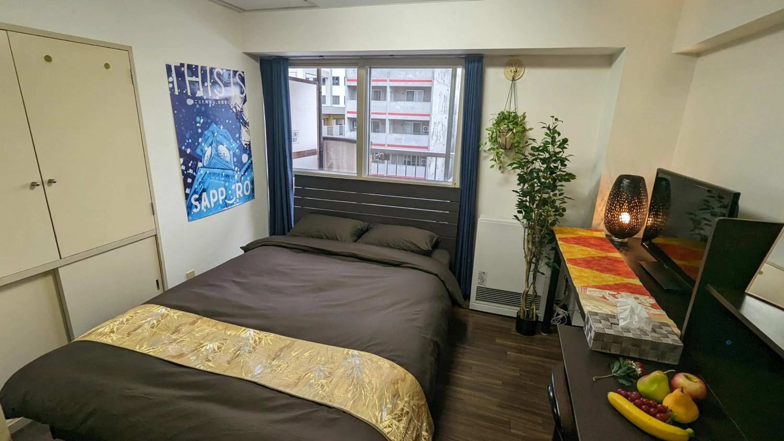 Photo of the whole room, Bed in KIYAZA Space Sapporo 2