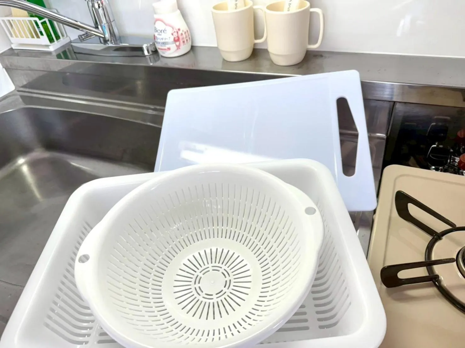 Kitchen or kitchenette in KIYAZA Space Sapporo 2