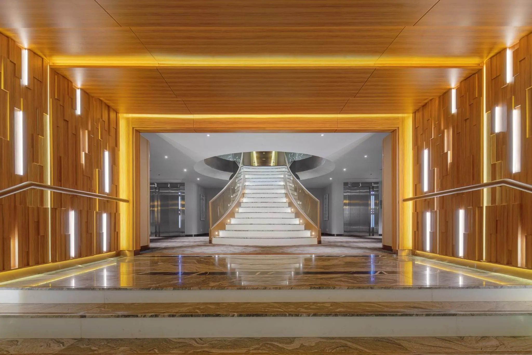 Lobby or reception in Grand Pioneers Halong Bay Cruise 1