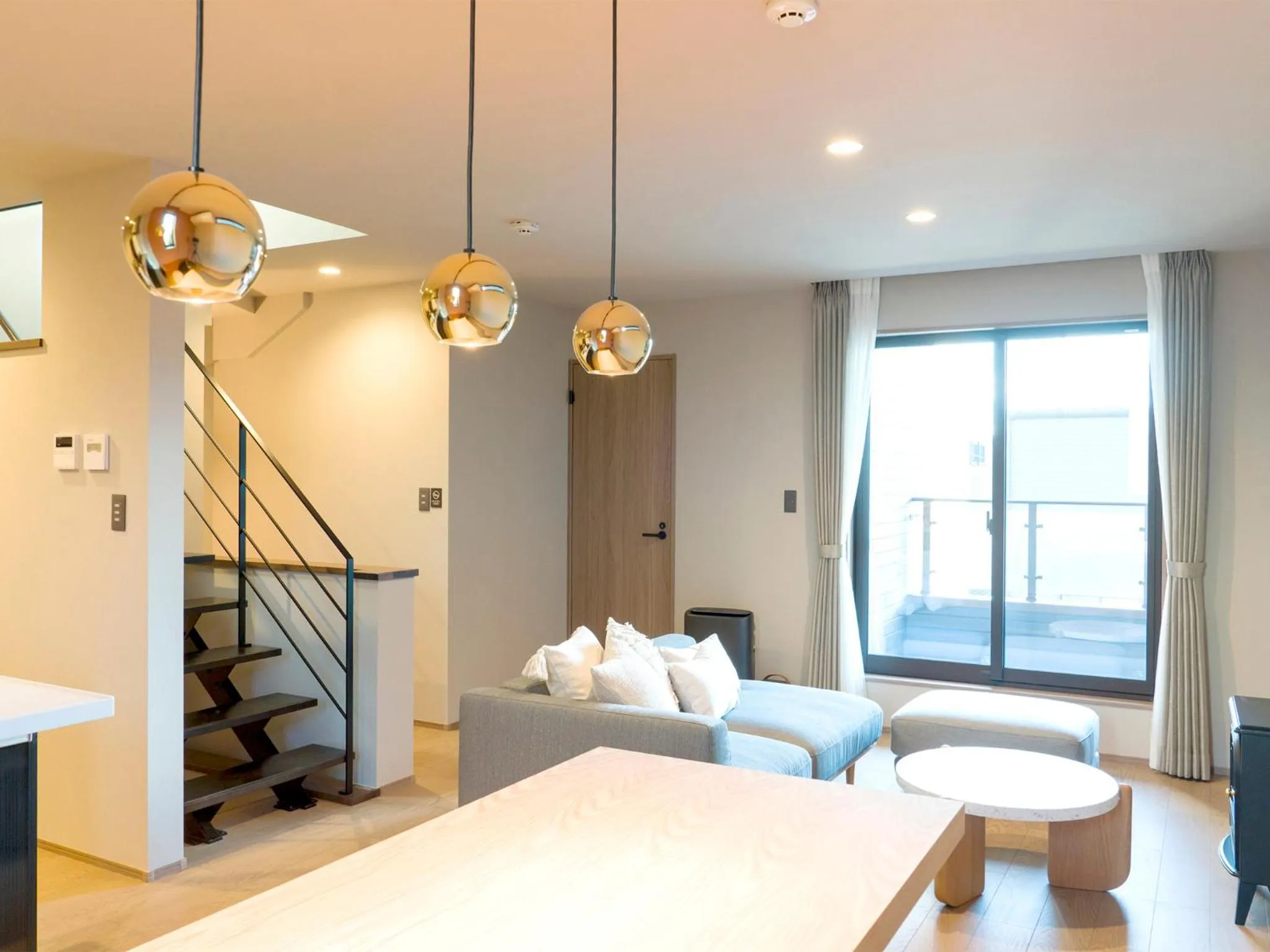 Living room, Bed in Rakuten STAY Fuji Kawaguchiko Station