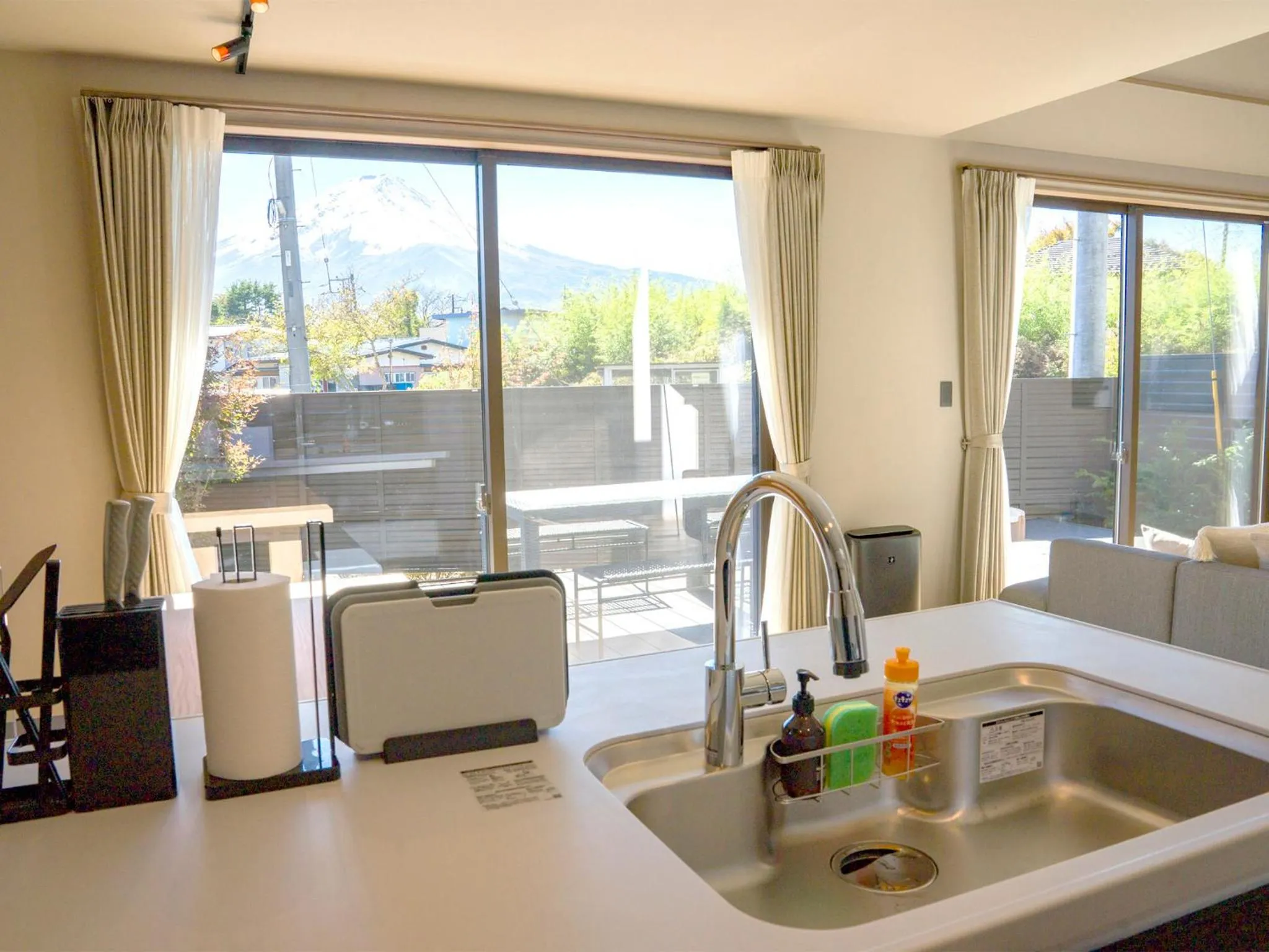 Kitchen or kitchenette in Rakuten STAY Fuji Kawaguchiko Station