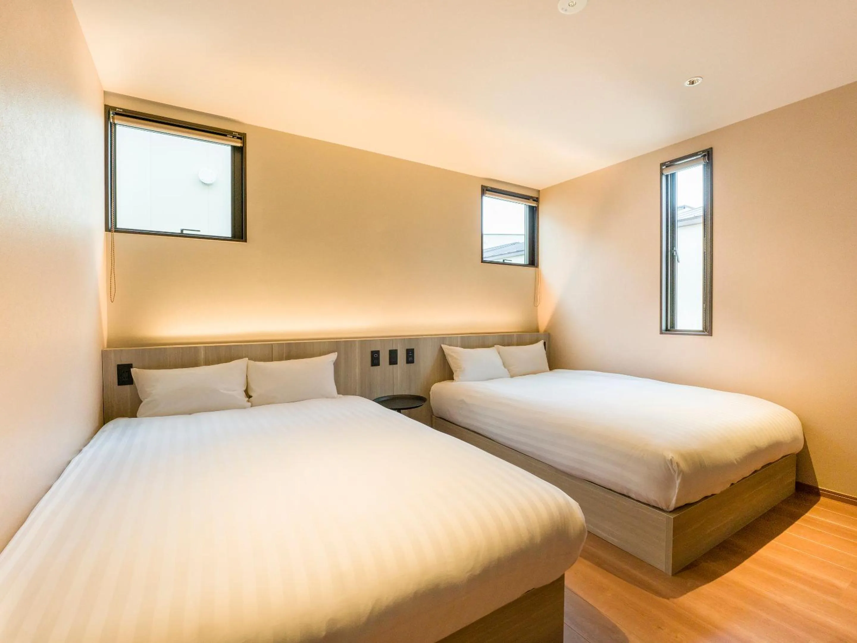 Bed in Rakuten STAY VILLA Kamogawa