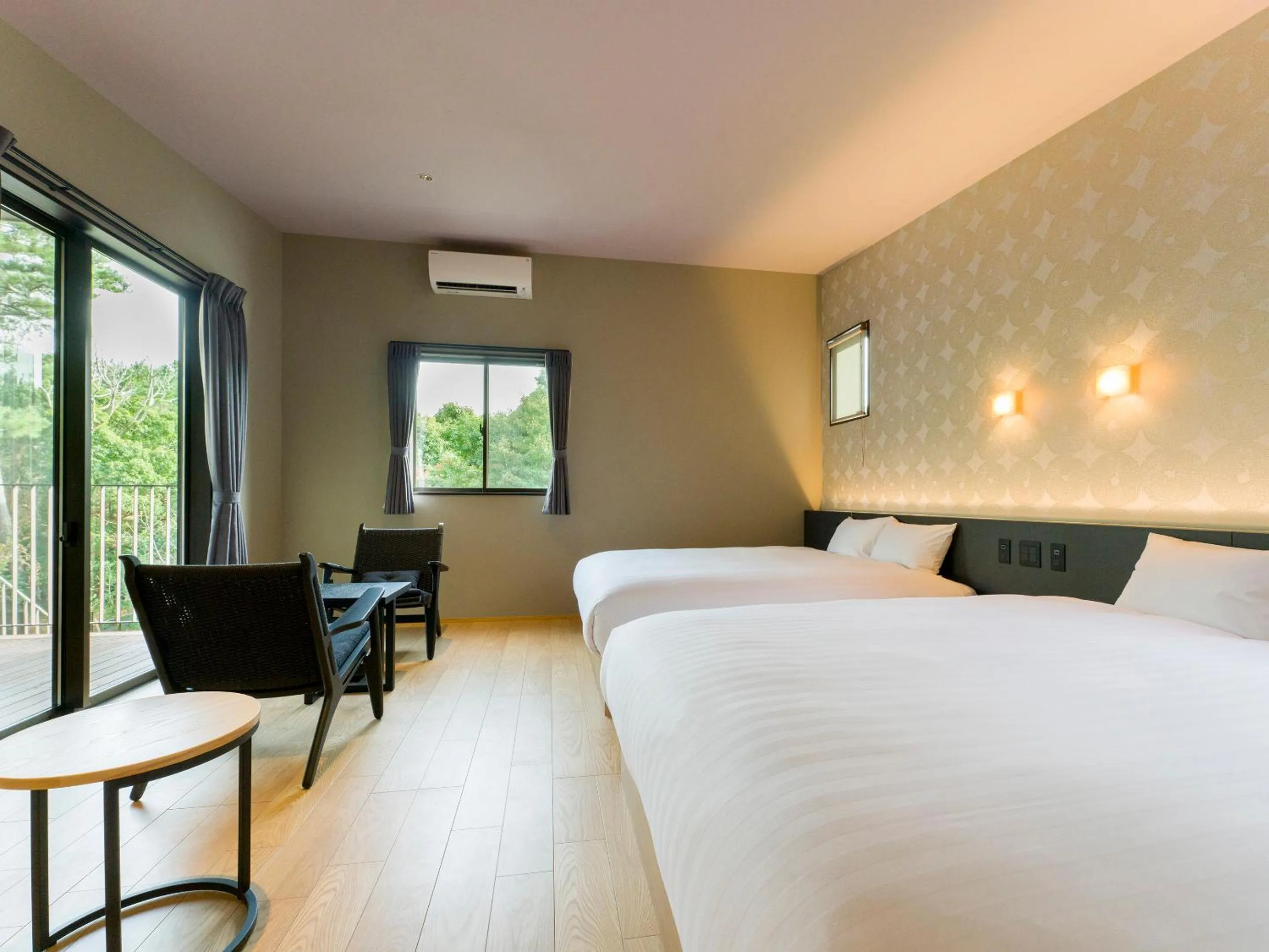 Bed in Rakuten STAY VILLA Kamogawa