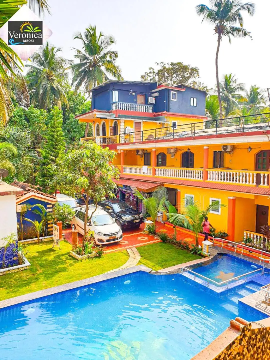 Pool view in Veronica By The Beach Calangute