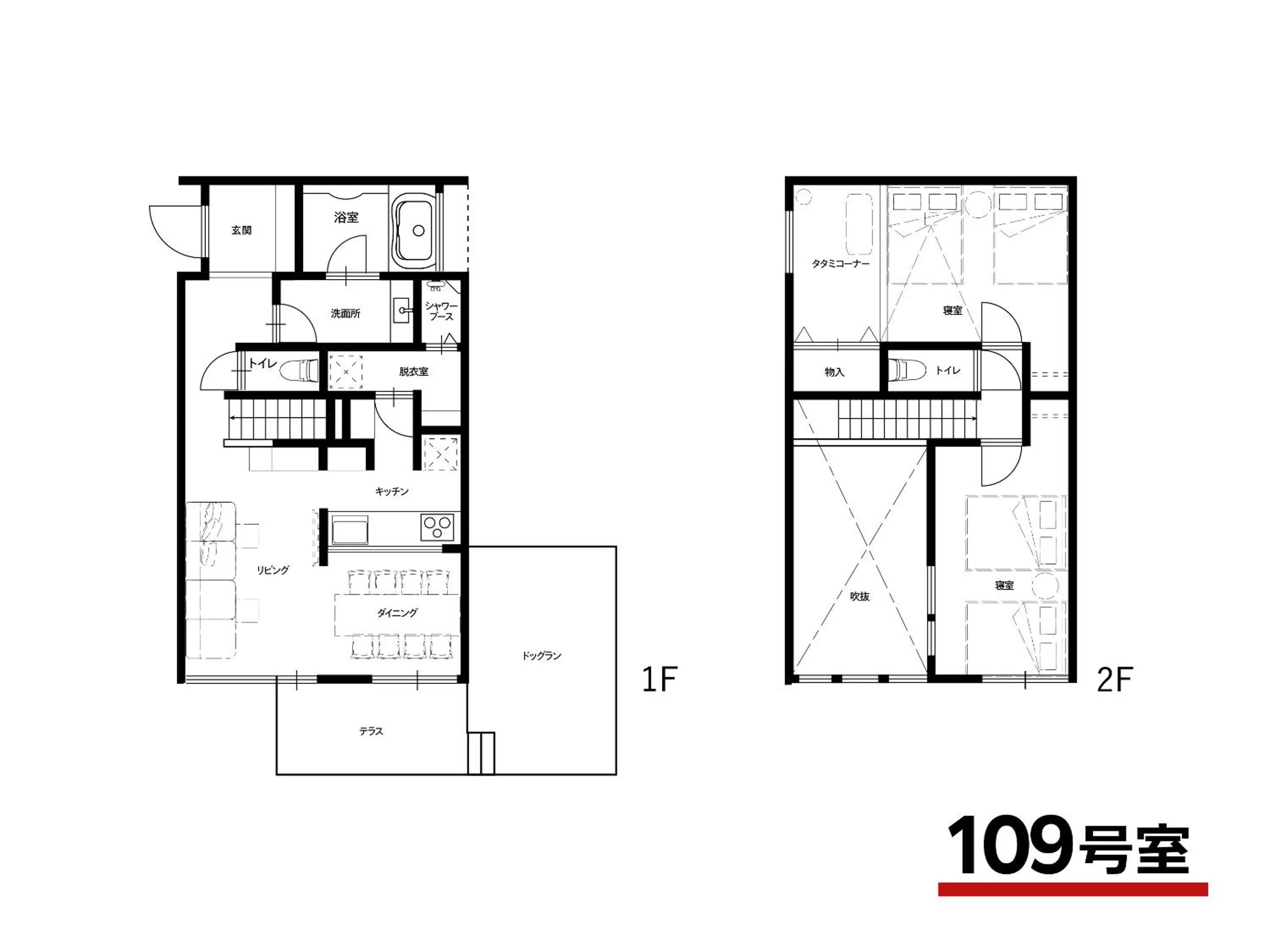 Floor plan in Rakuten STAY VILLA Yatsugatake