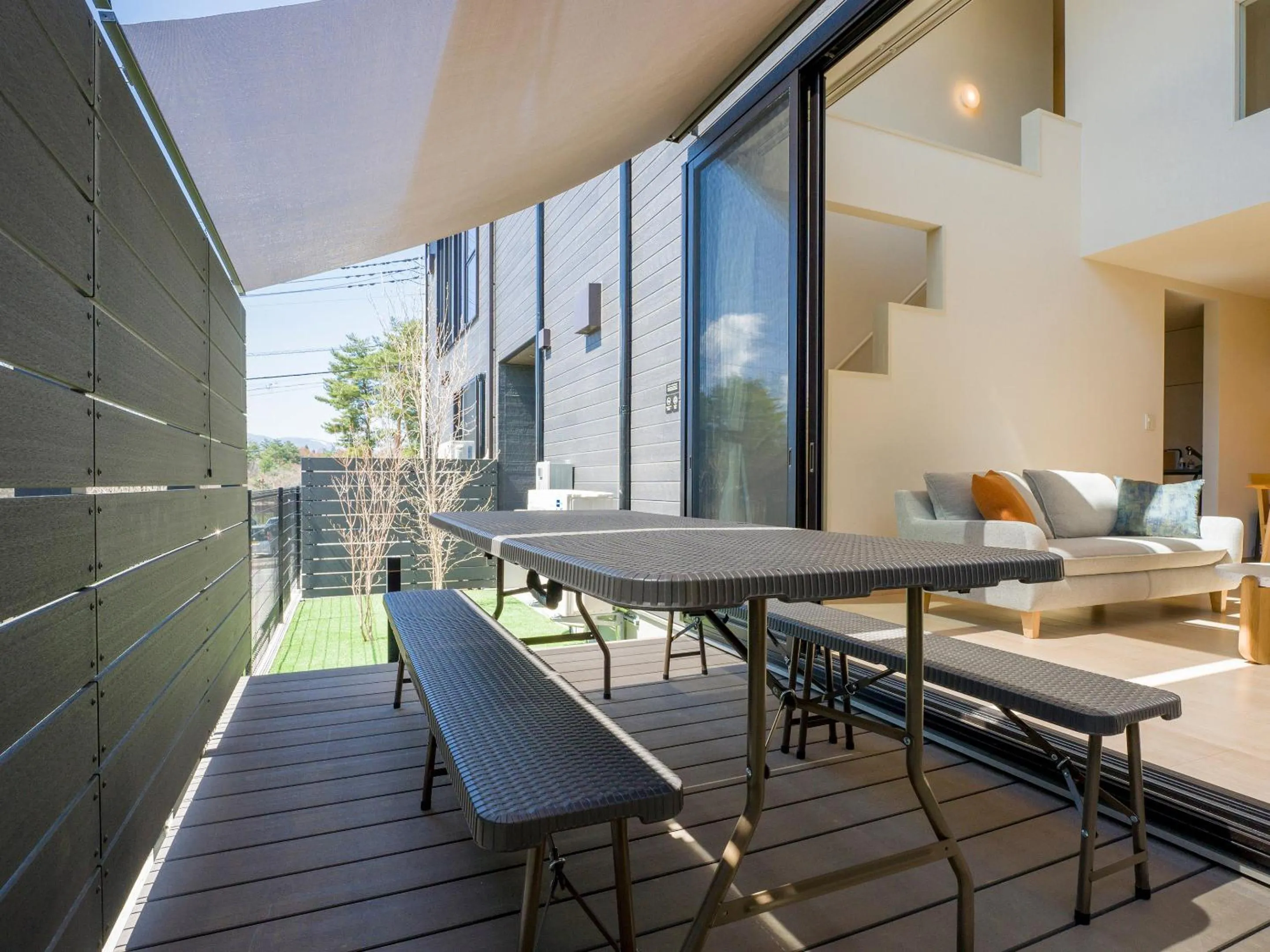 Balcony/Terrace in Rakuten STAY VILLA Yatsugatake