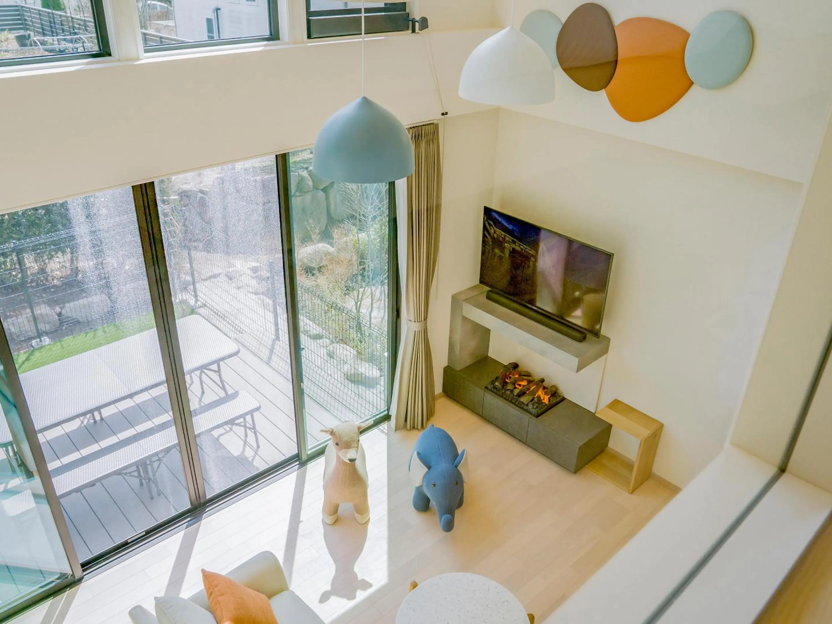 Living room in Rakuten STAY VILLA Yatsugatake