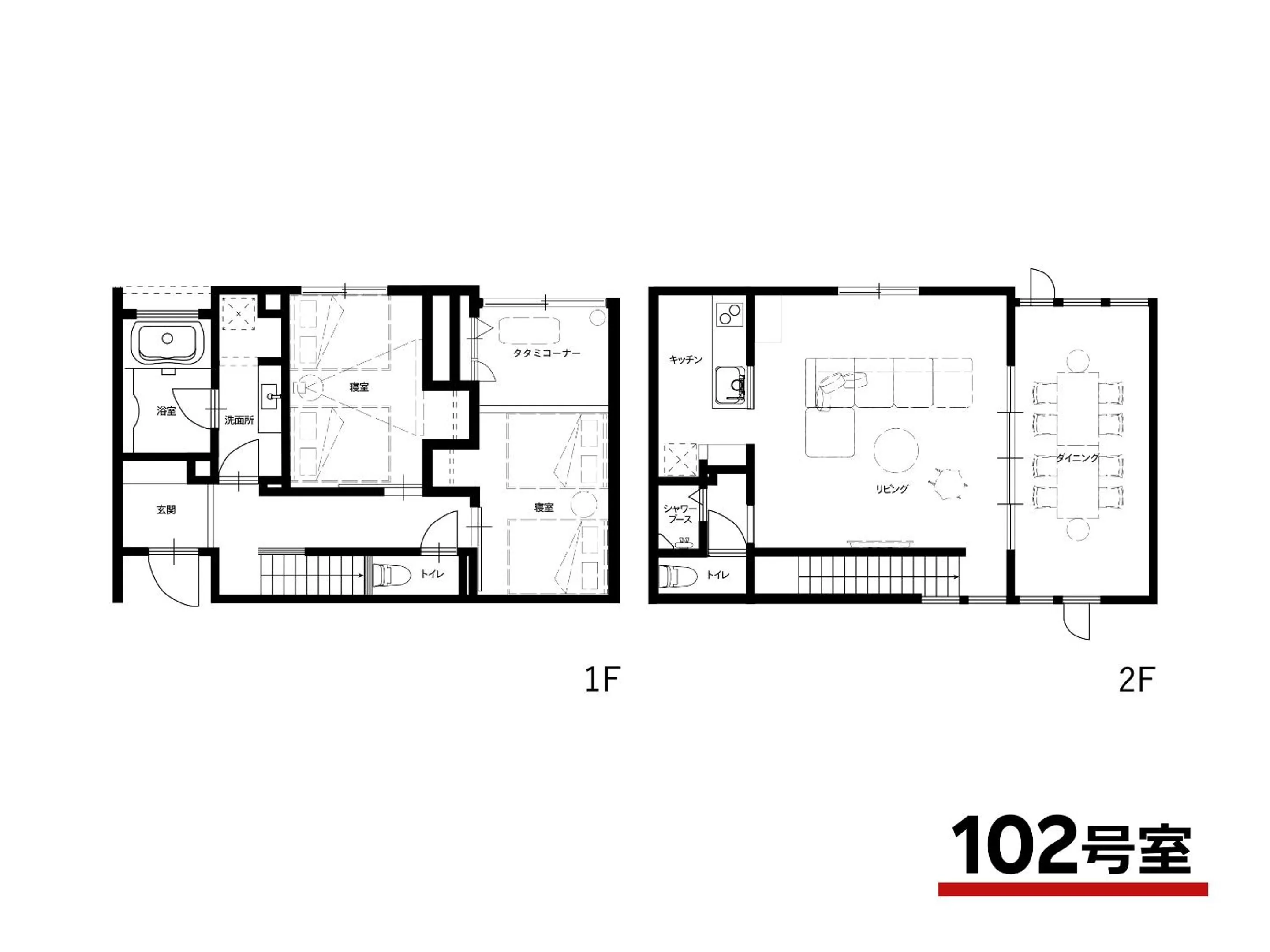 Floor plan in Rakuten STAY VILLA Yatsugatake