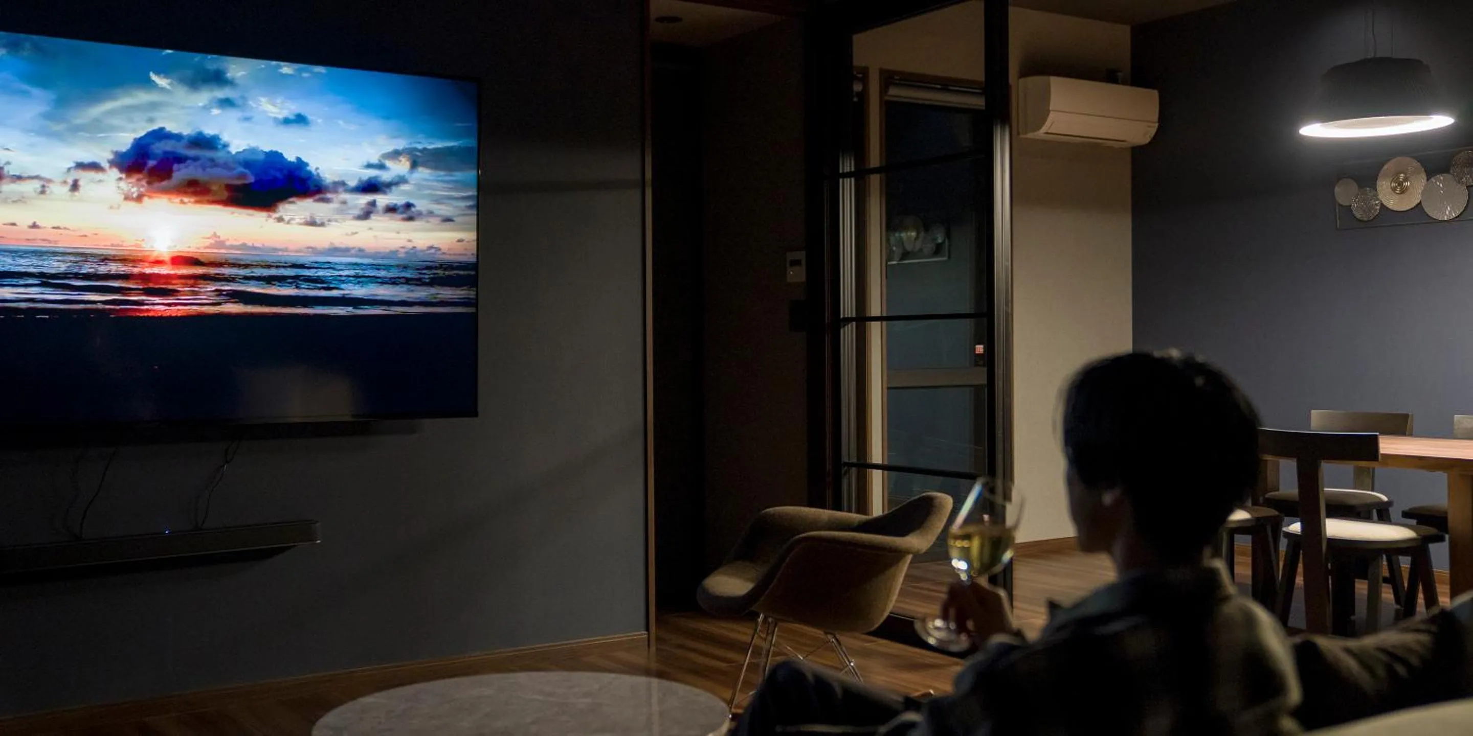 TV and multimedia in Rakuten STAY VILLA Yatsugatake