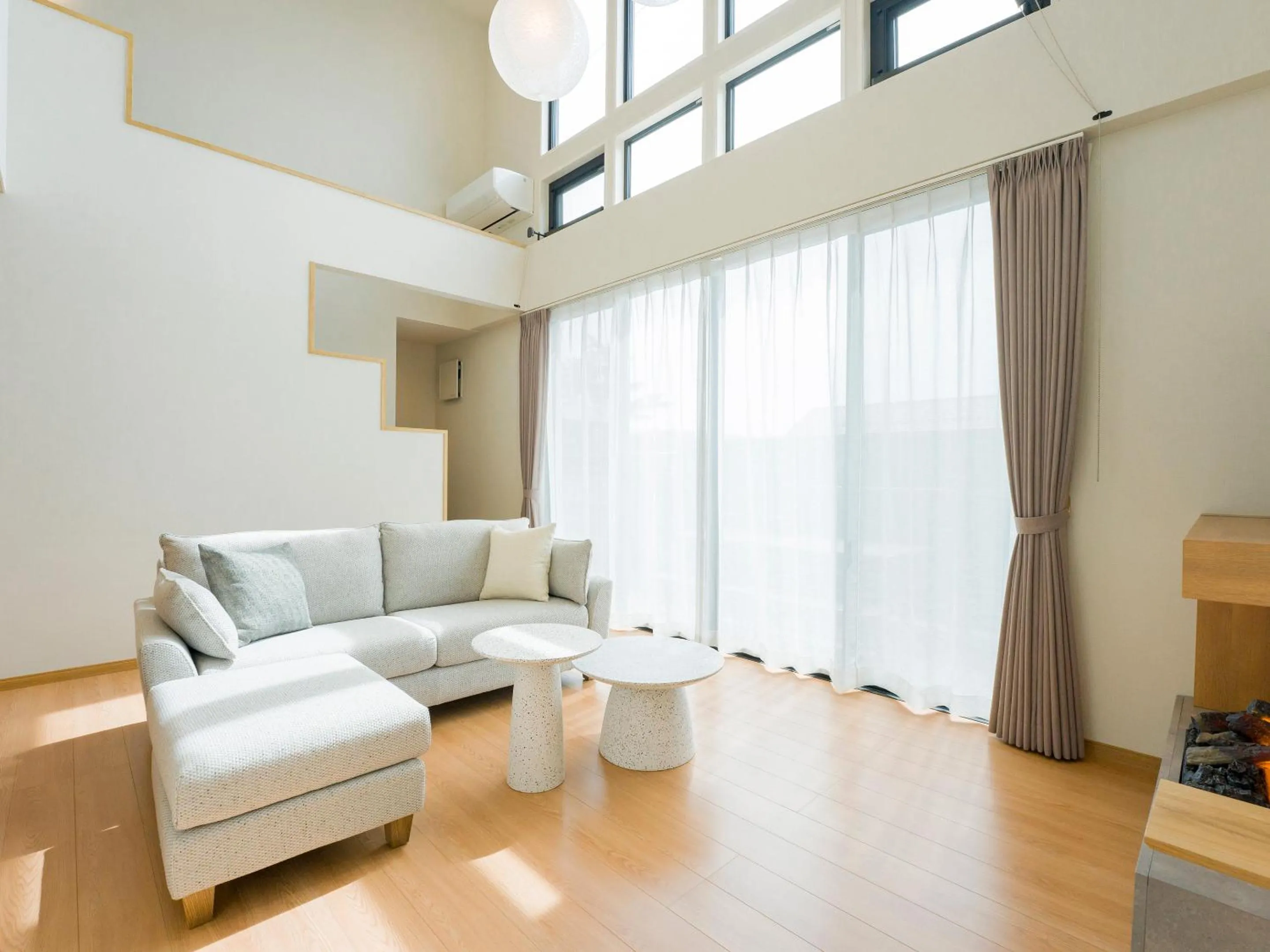 Living room in Rakuten STAY VILLA Yatsugatake