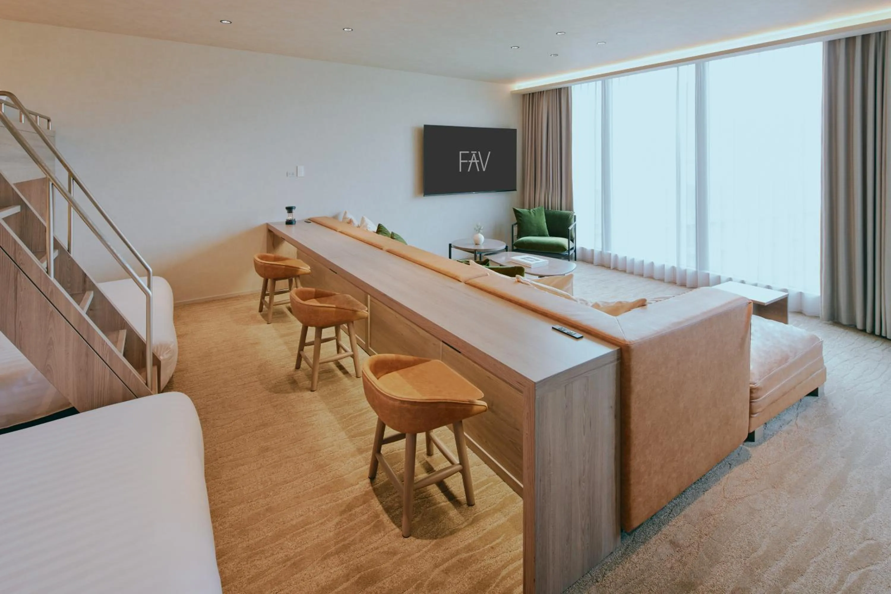 Living room in FAV LUX Nagasaki