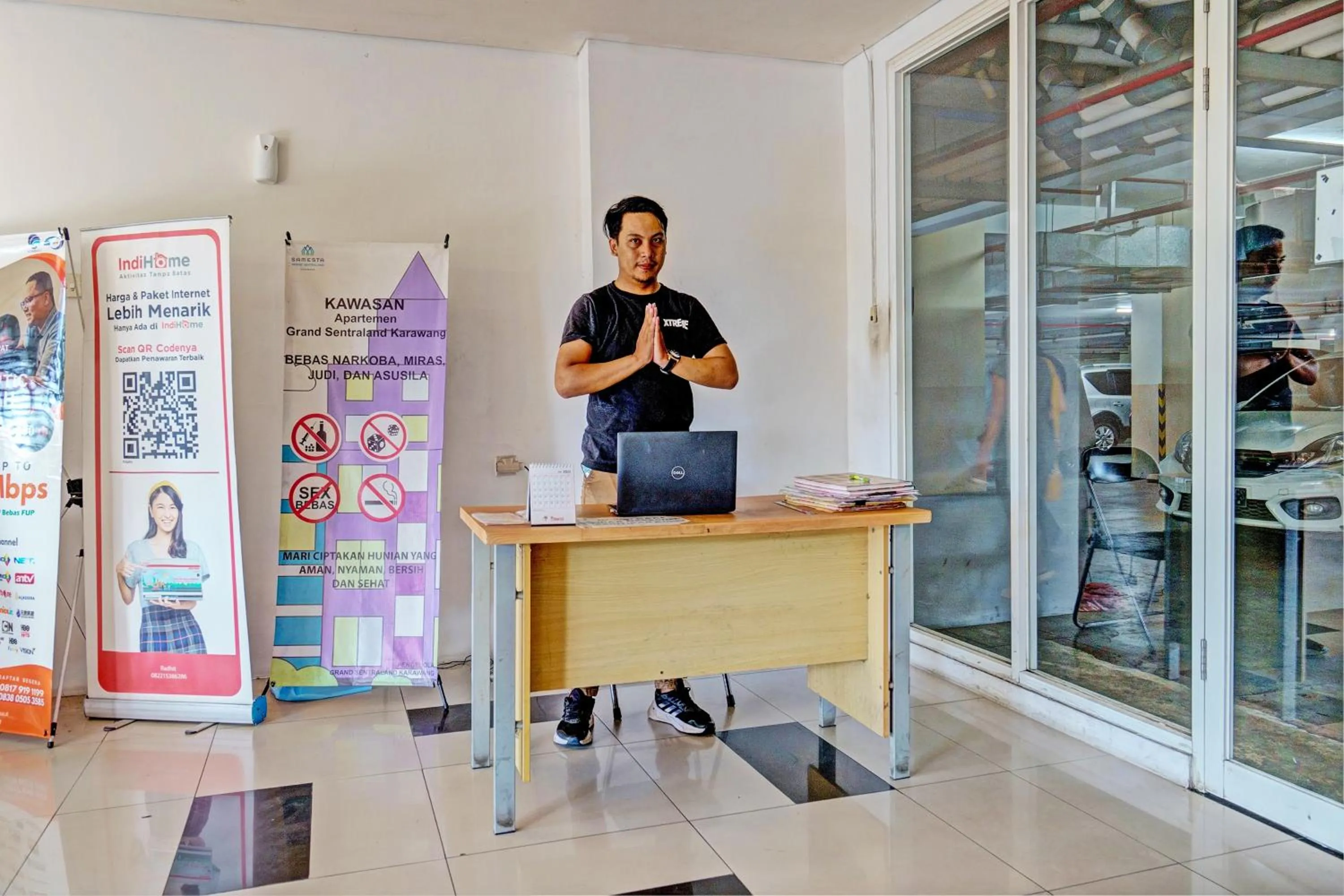 Lobby or reception in OYO Life 93170 Apartement Gateway Cicadas By Mr Pro