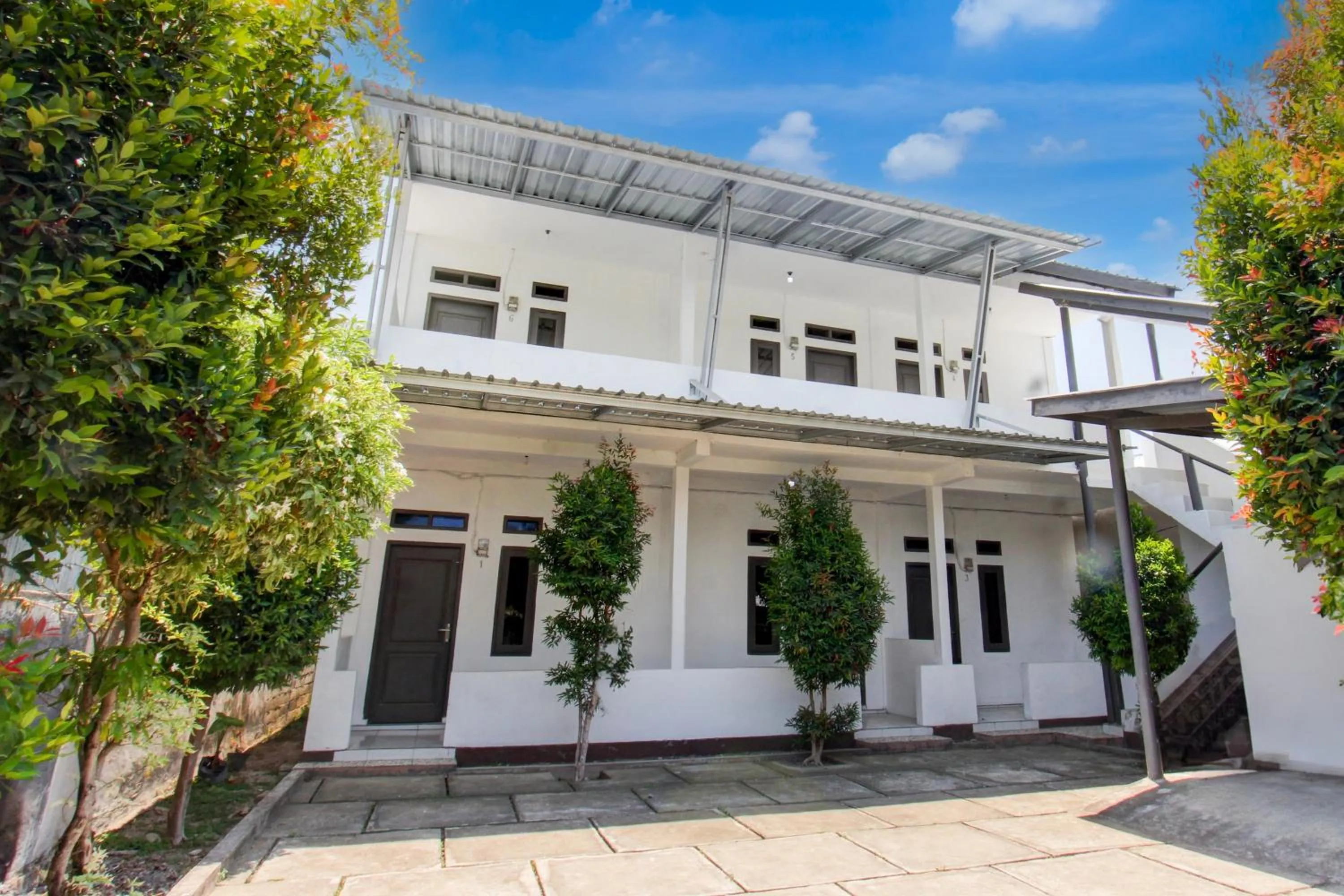 Facade/entrance in OYO Life 93154 White Kos Jenggala