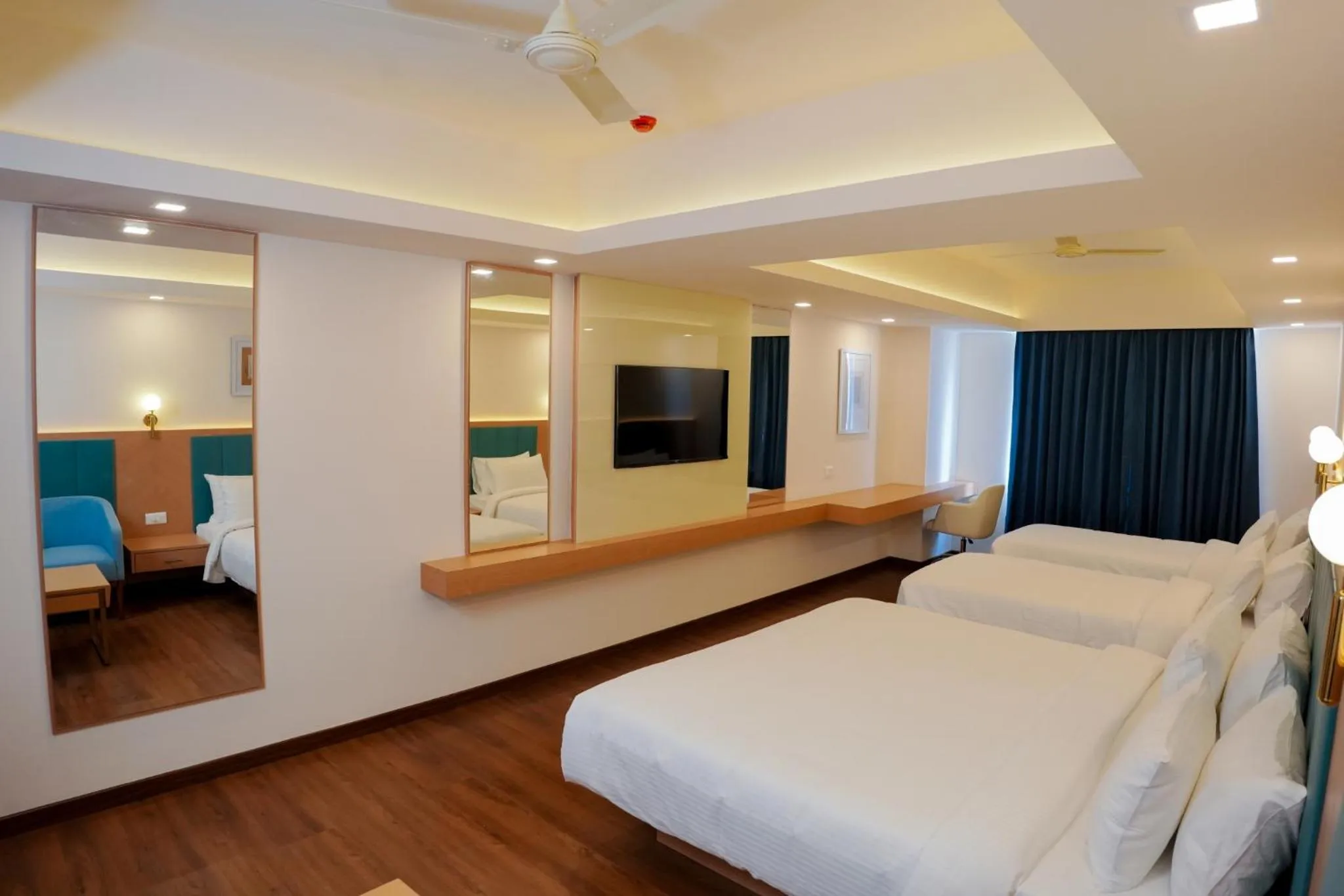 Bed in Hotel Turmeric