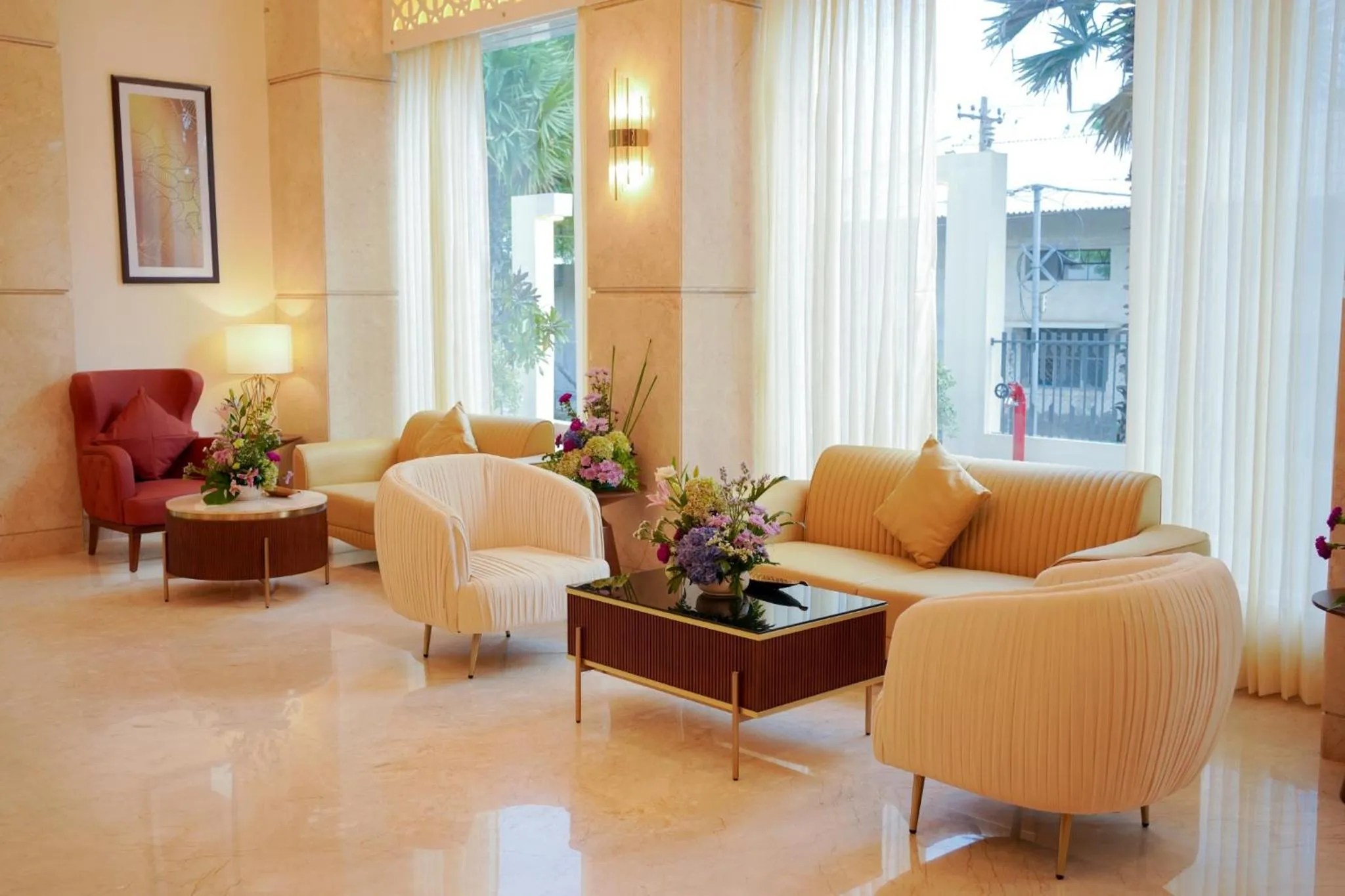 Lobby or reception in Hotel Turmeric