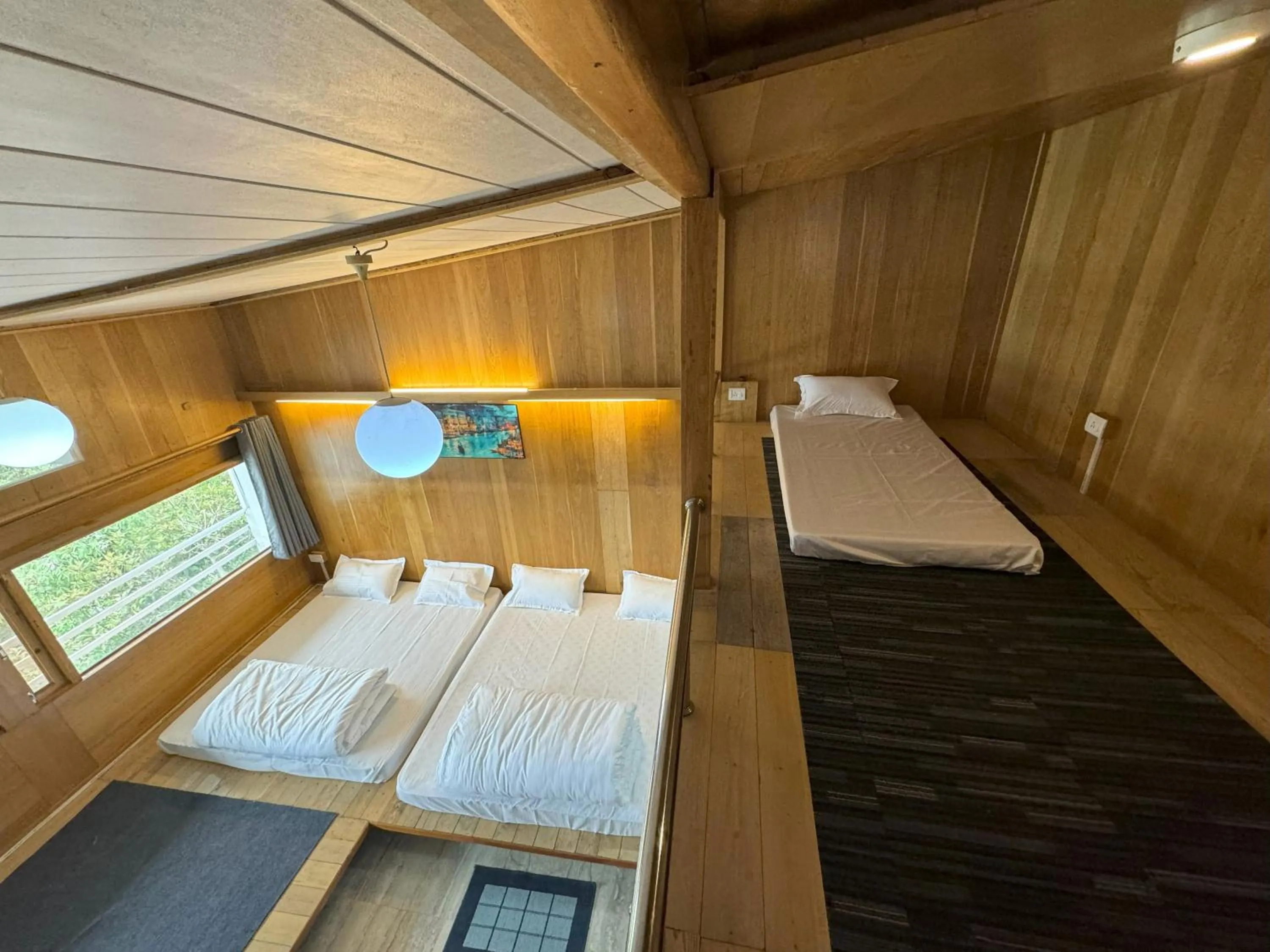 Bed in Wanderlust Mukteshwar