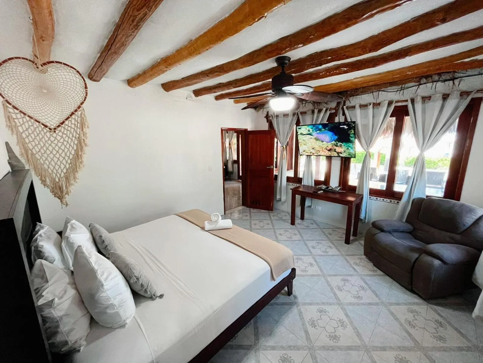 Bed in Casa Playa Holbox!