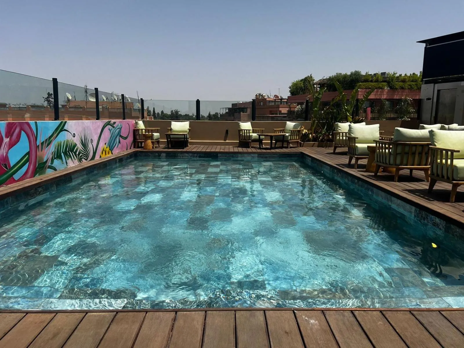 Swimming pool in Hotel Le Rocher Marrakech