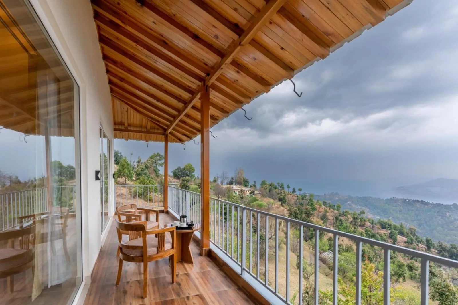 View (from property/room) in Shree Parijat Resort - Luxury Resort in Mukteshwar
