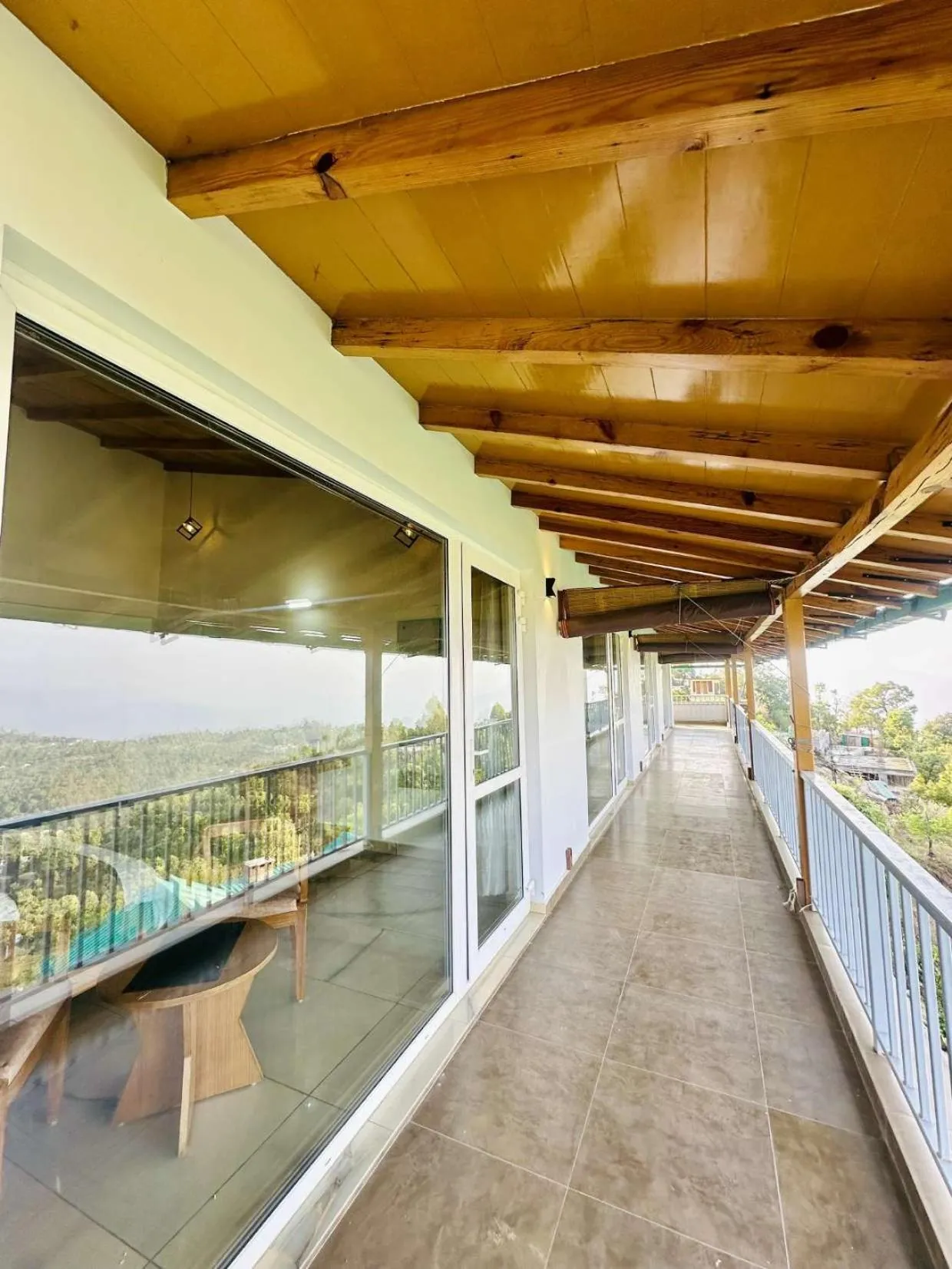 Balcony/Terrace in Shree Parijat Resort - Luxury Resort in Mukteshwar