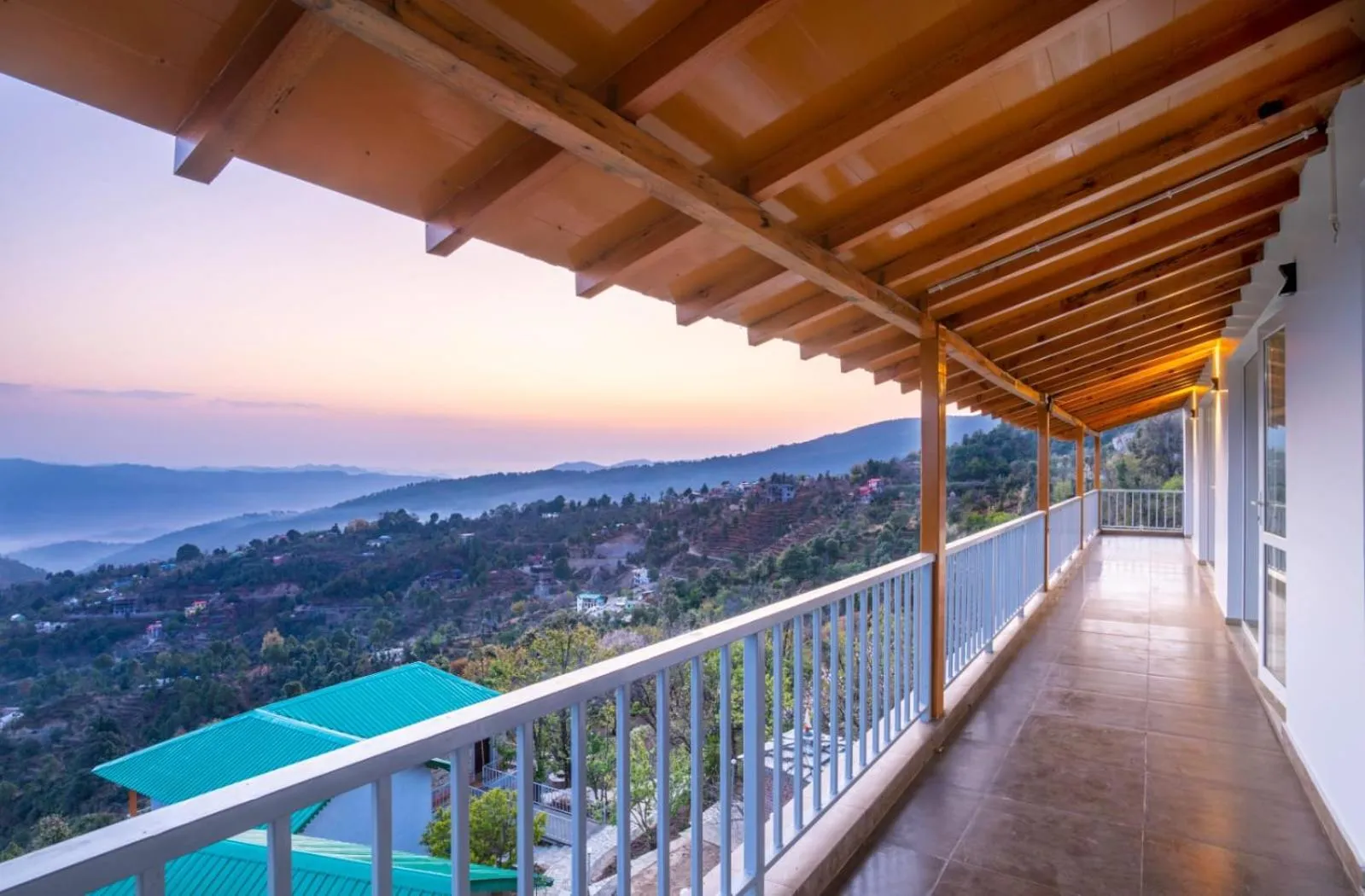 Patio in Shree Parijat Resort - Luxury Resort in Mukteshwar